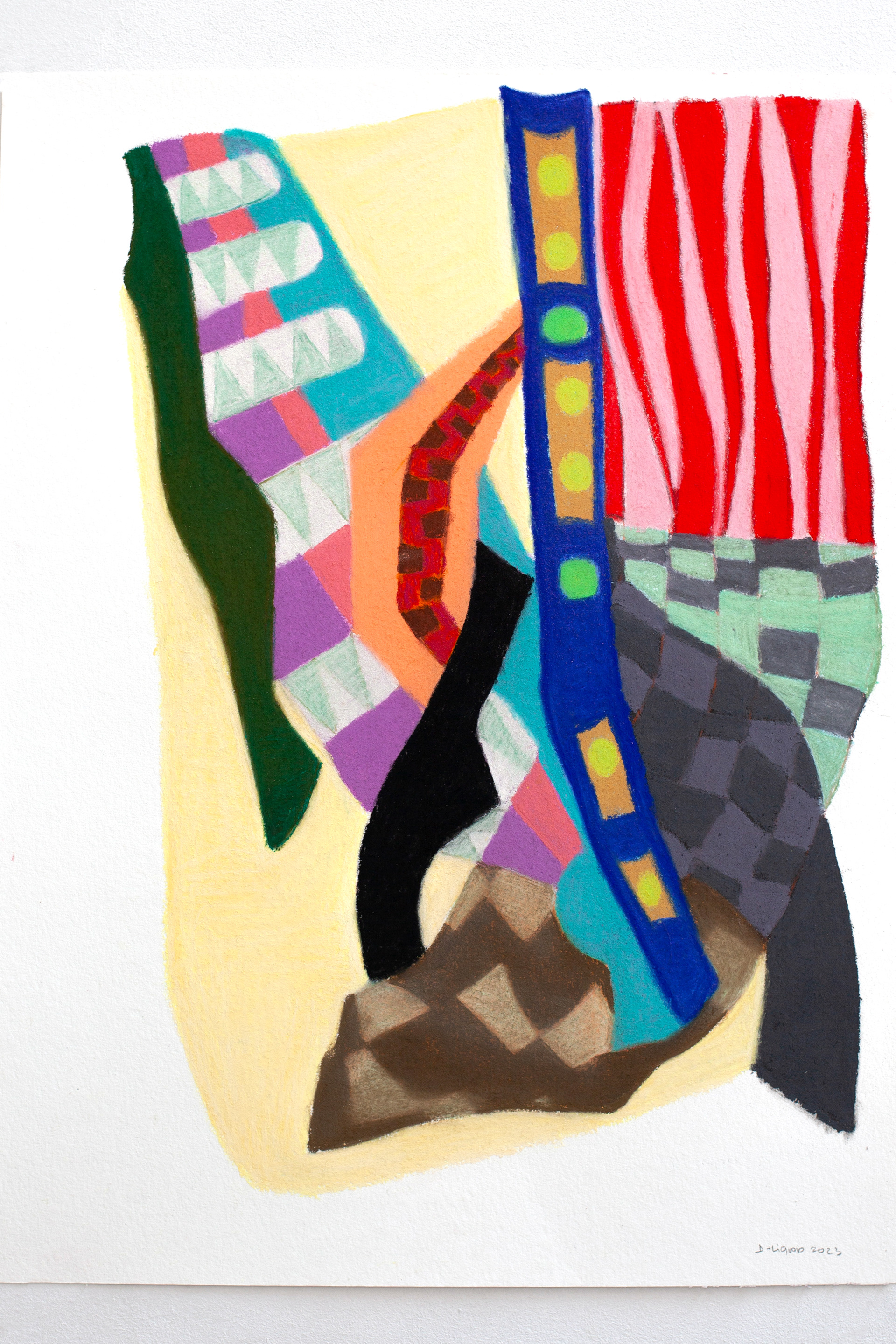 Pastel sur papier, 48 x 36 cm, 2023