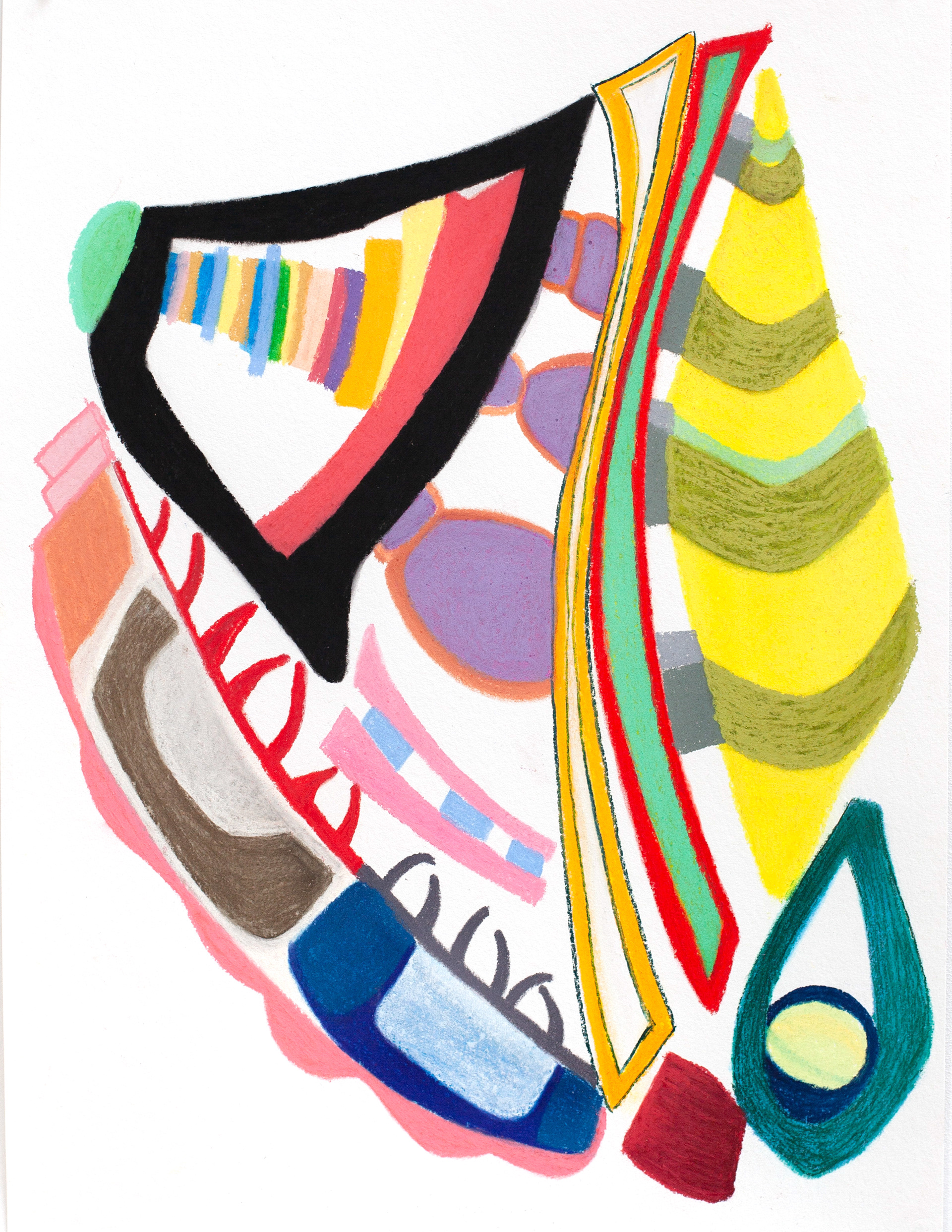 Pastel sur papier, 48 x 36 cm, 2023