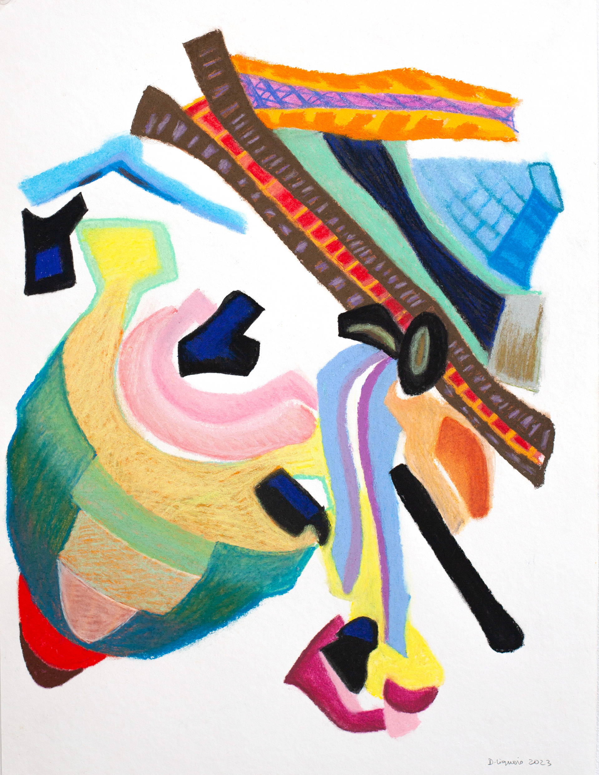 Pastel sur papier, 48 x 36 cm, 2023