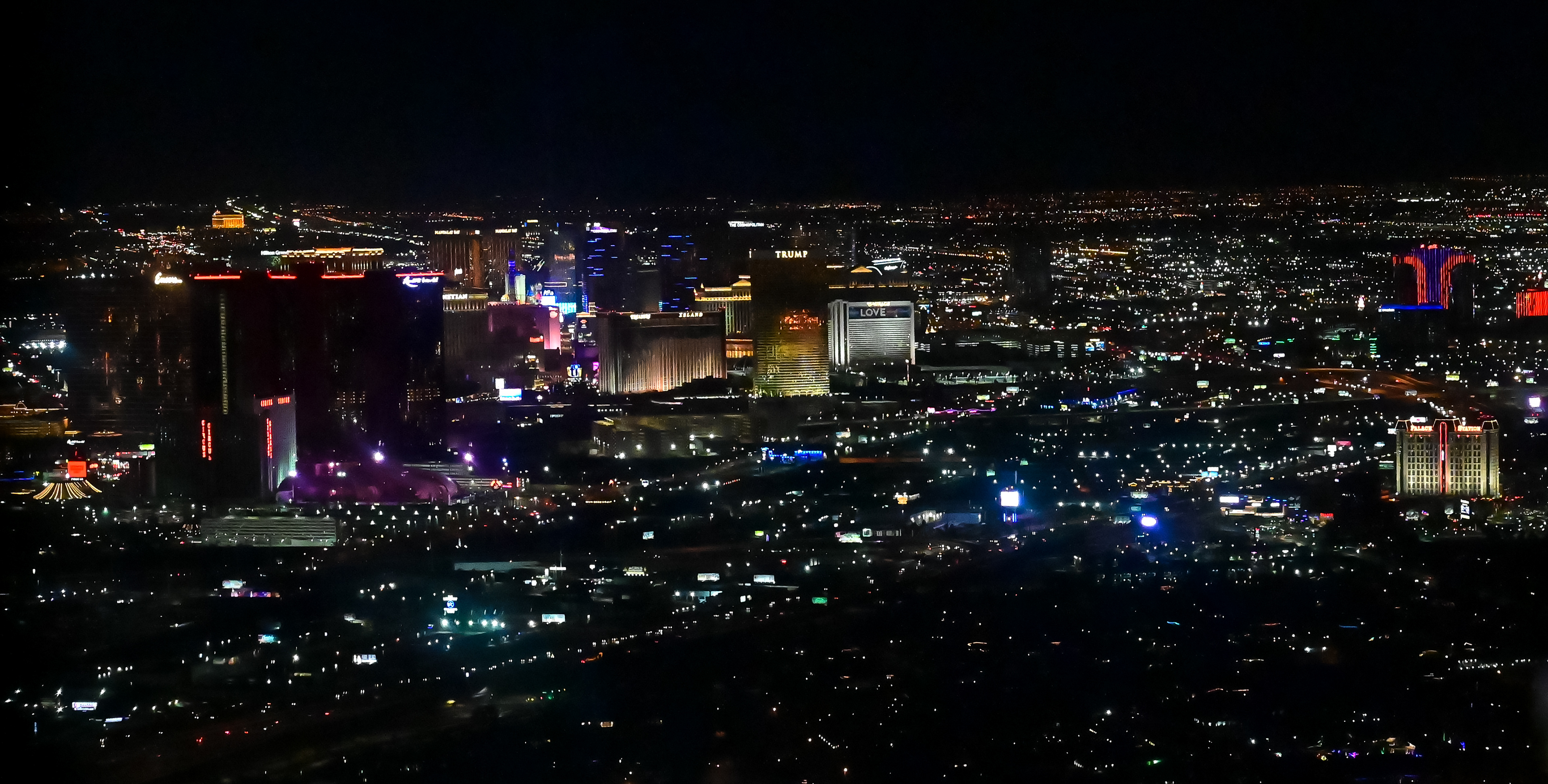 Aerial Las Vegas Strip