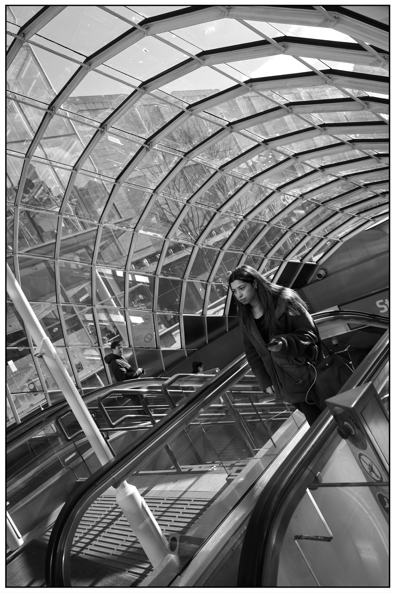 Emerging from St Enoch's