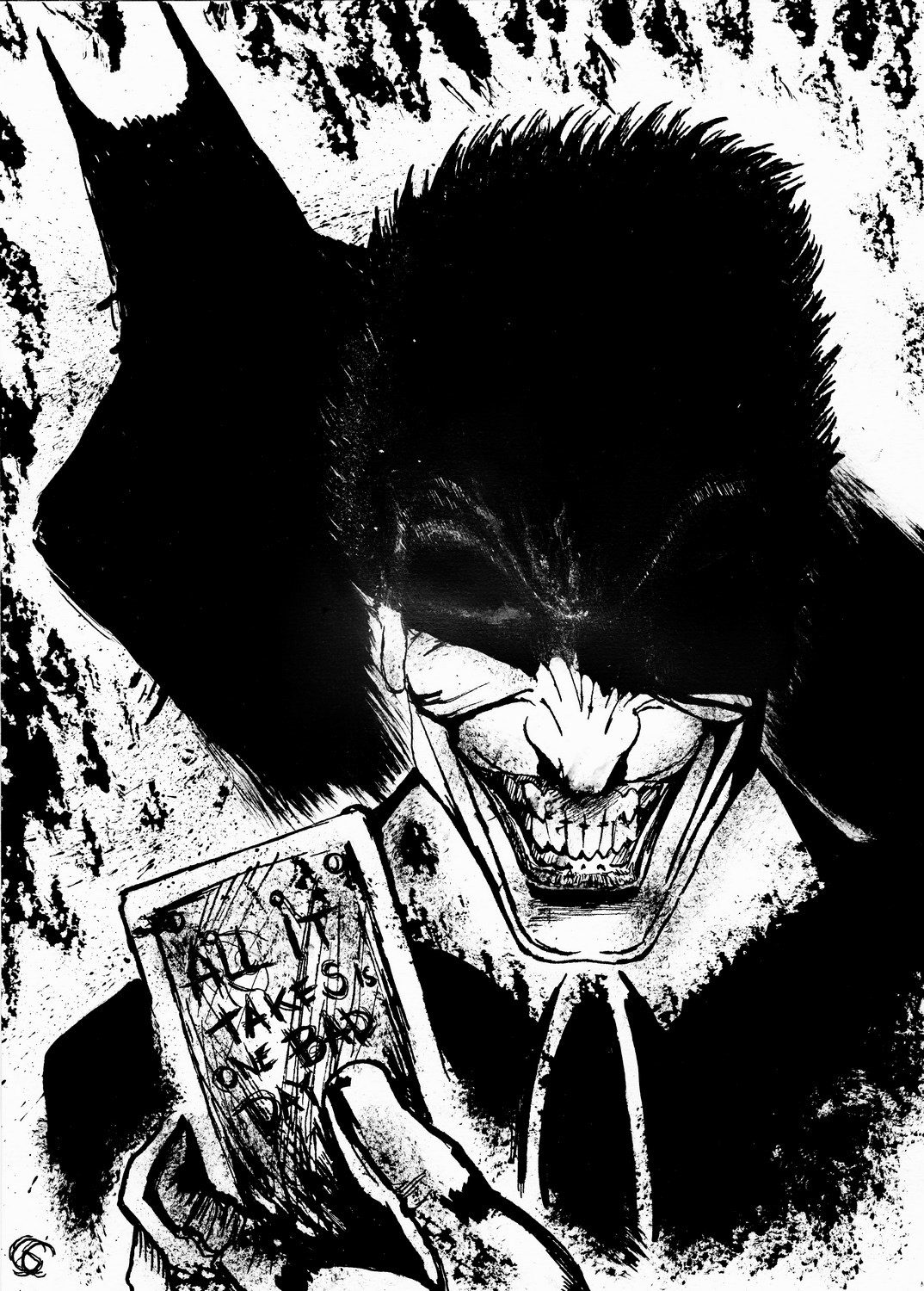 So maybe ordinary people don't always crack. Maybe it was just you, all the time