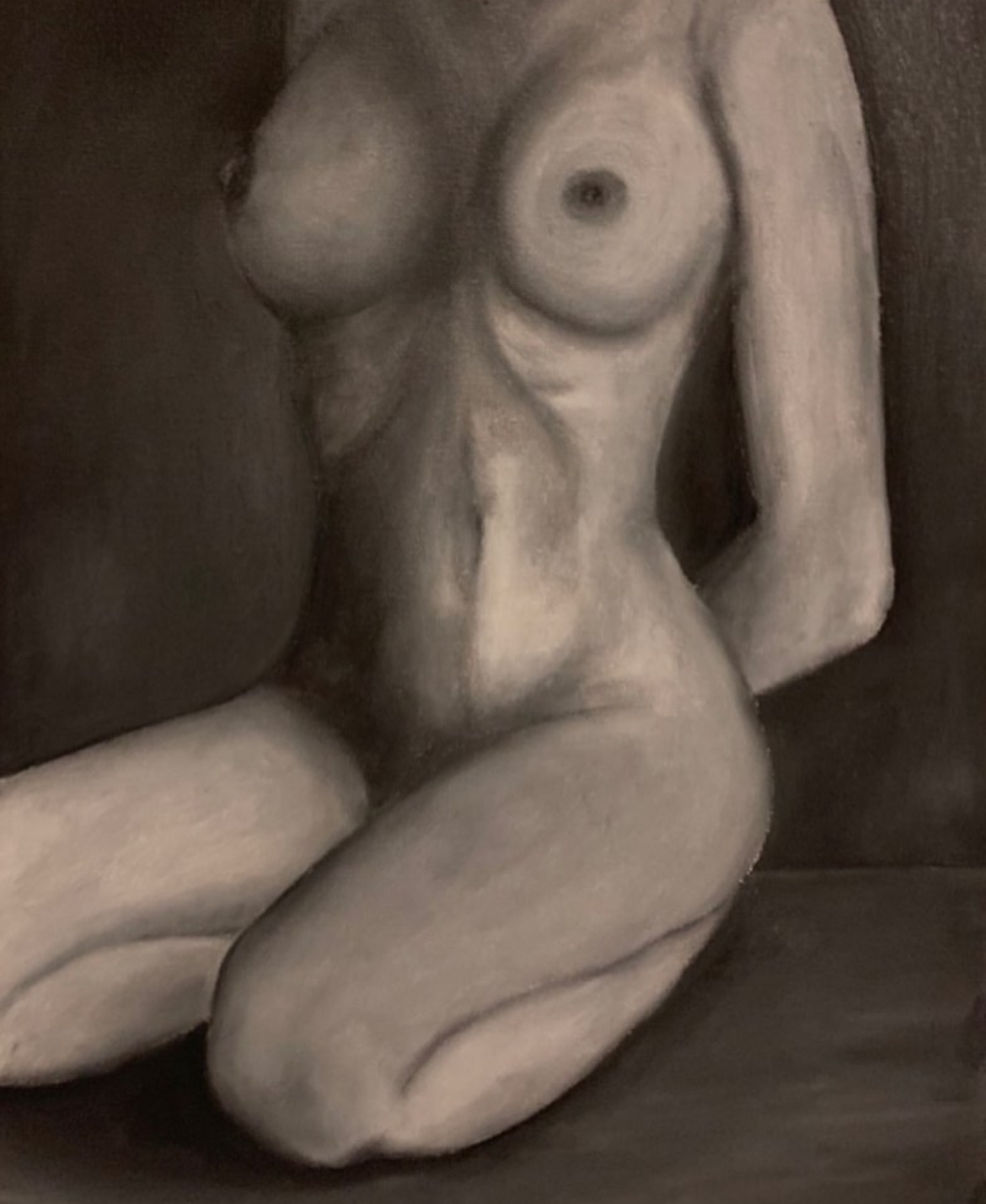 "Tied Back" 11x14 Oil on Canvas