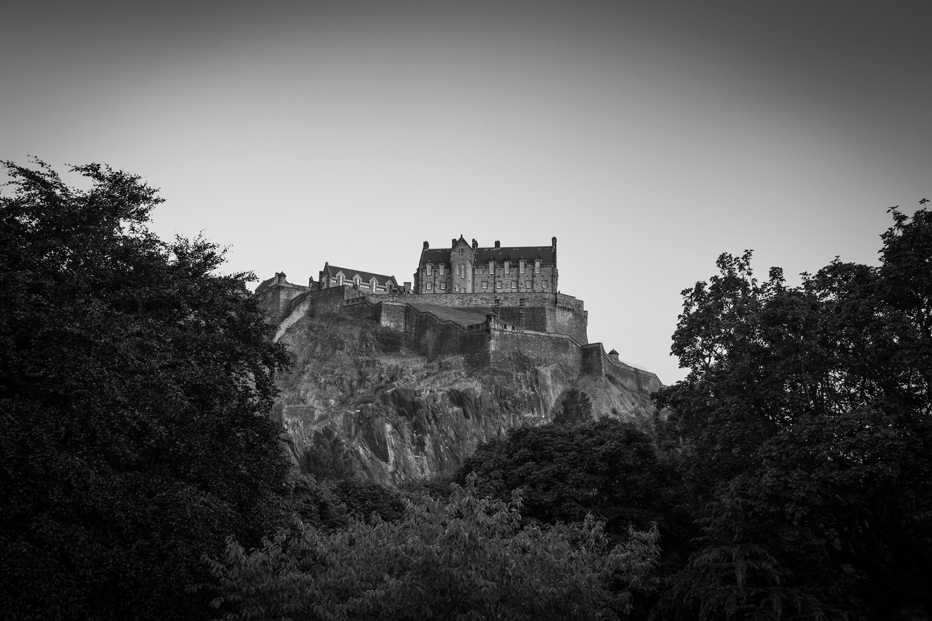 Edinburgh Castle | Leica Q2 Monochrome