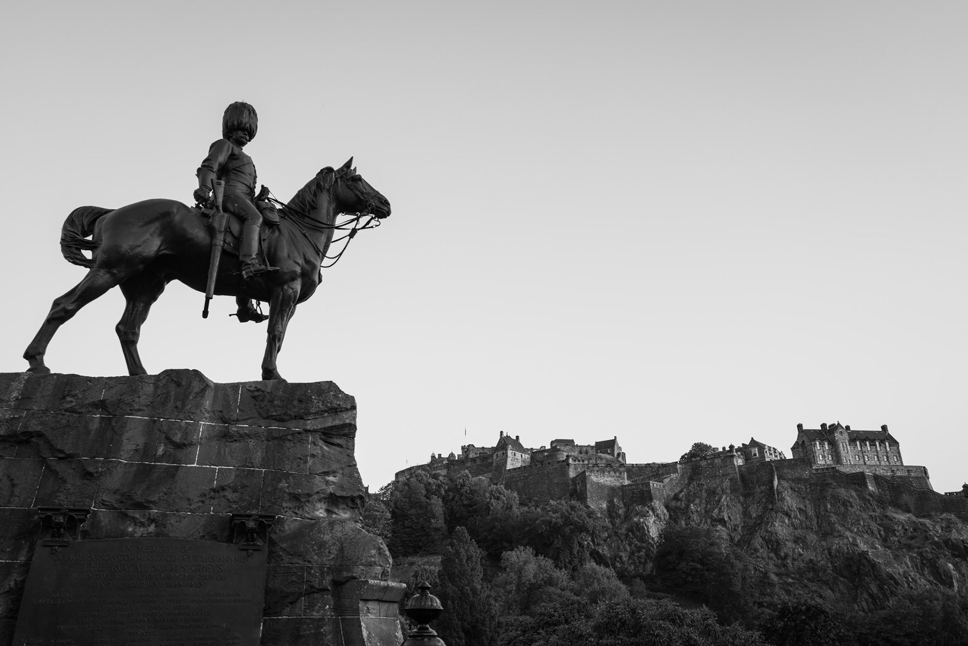 Edinburgh Castle | Leica Q2 Monochrome