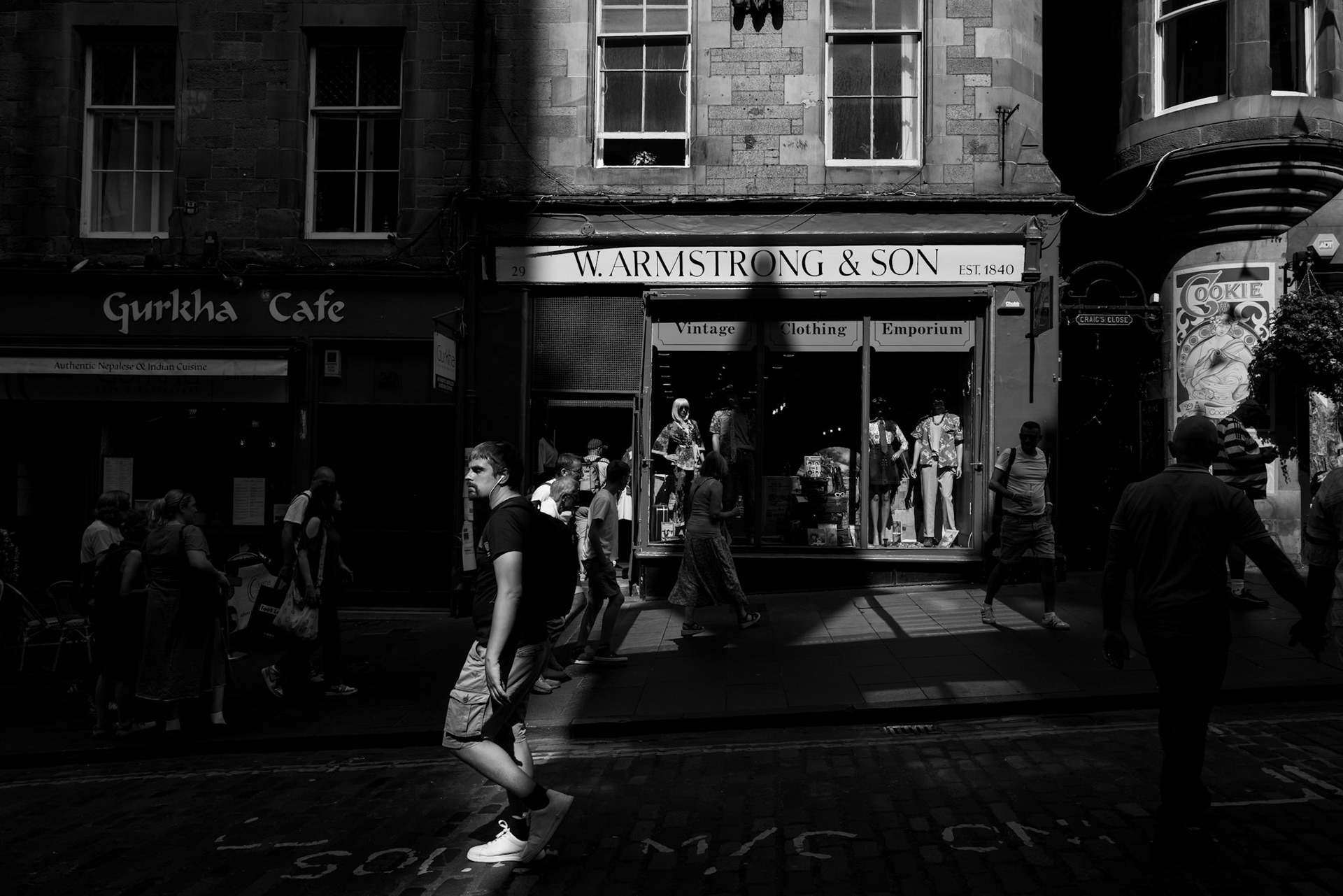 Amstrong & Son Vintage Shop Edinburgh | Leica Q2 Monochrome