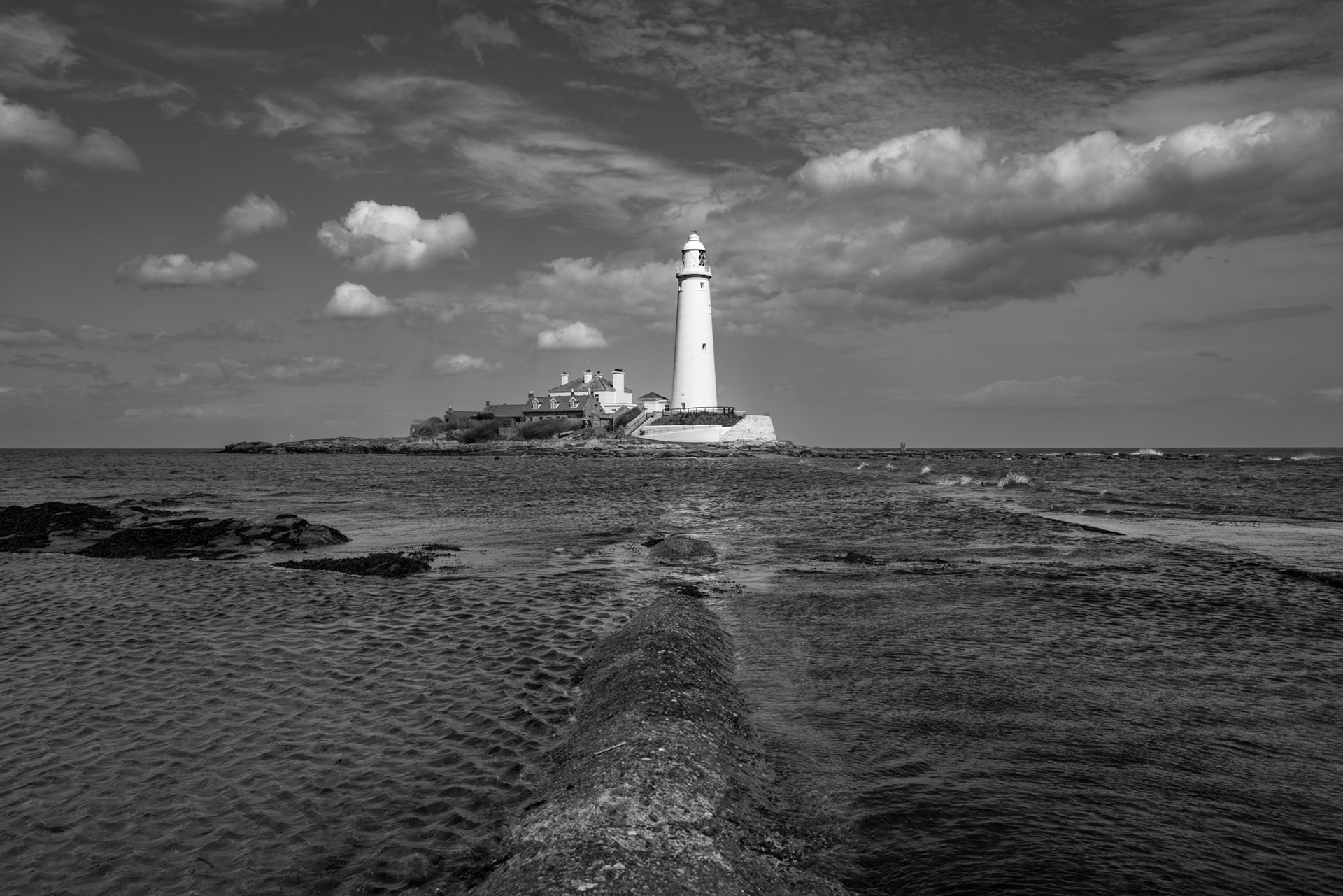 Coquet Island Lighthouse | Leica Q2 Monochrome