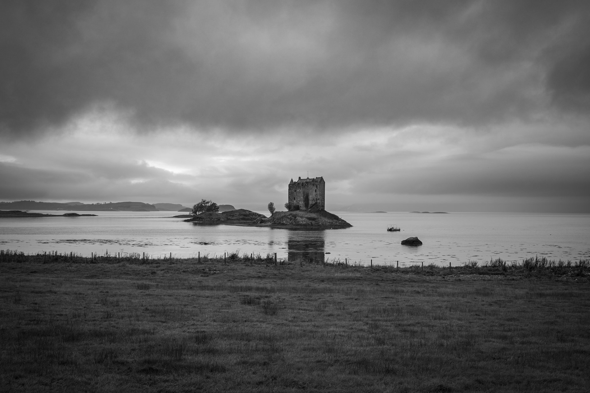 Castle somewhere in Highlands Scotland | Leica Q2 Monochrome