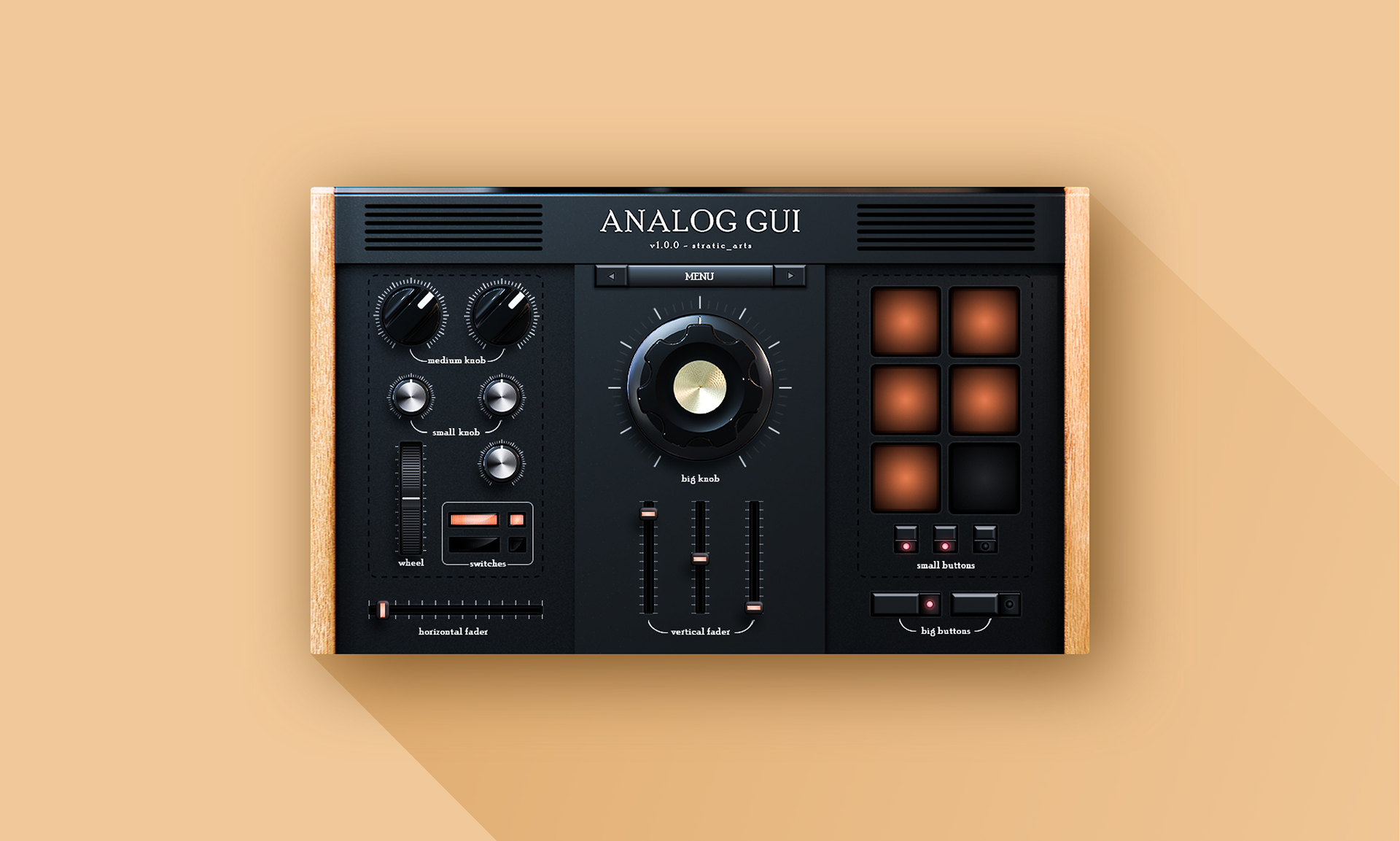 VST & Audio App Design // GUI Interface Design - Analog GUI