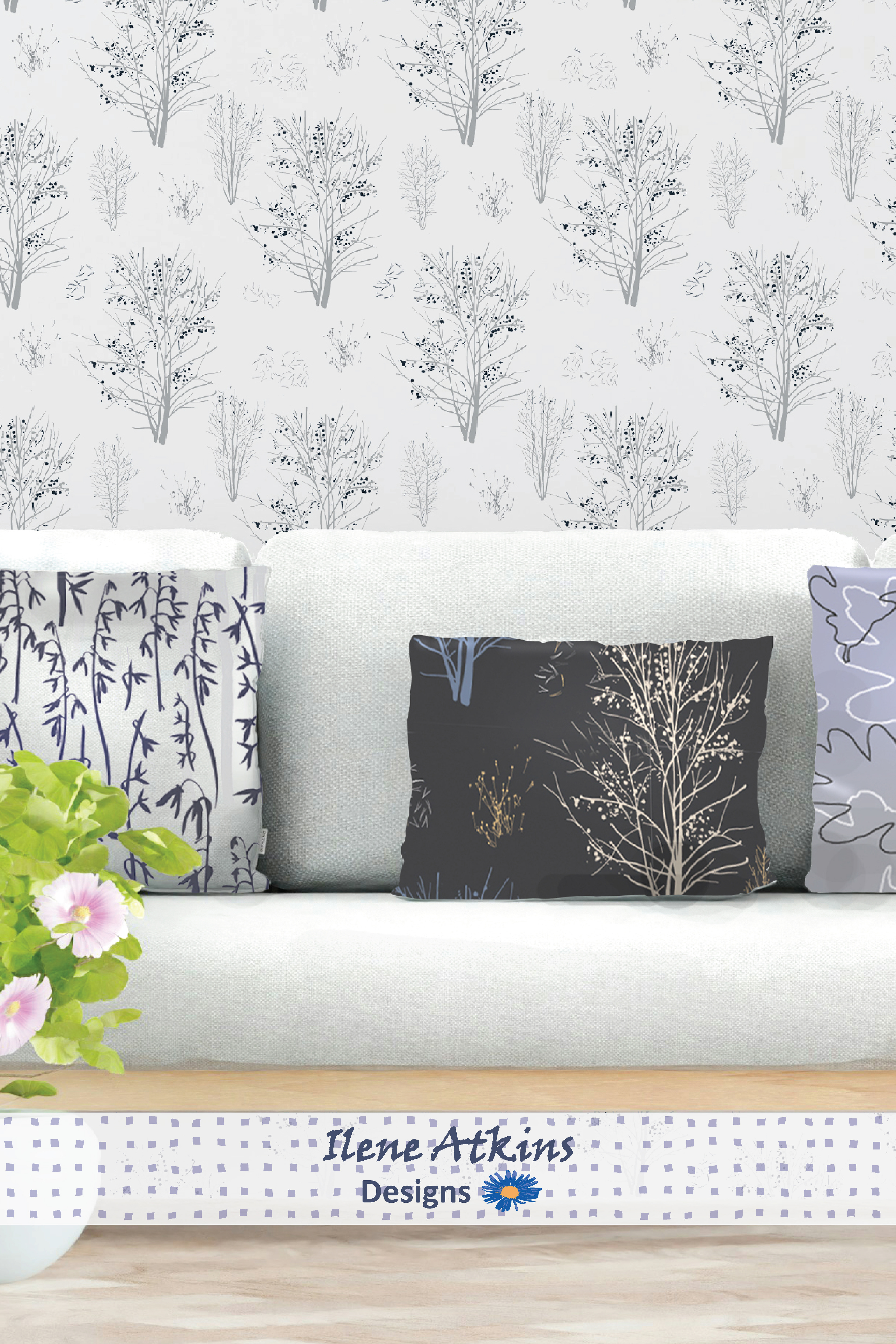 Moonlight Walk | Winter Woodland Collection | Ilene Atkins Designs