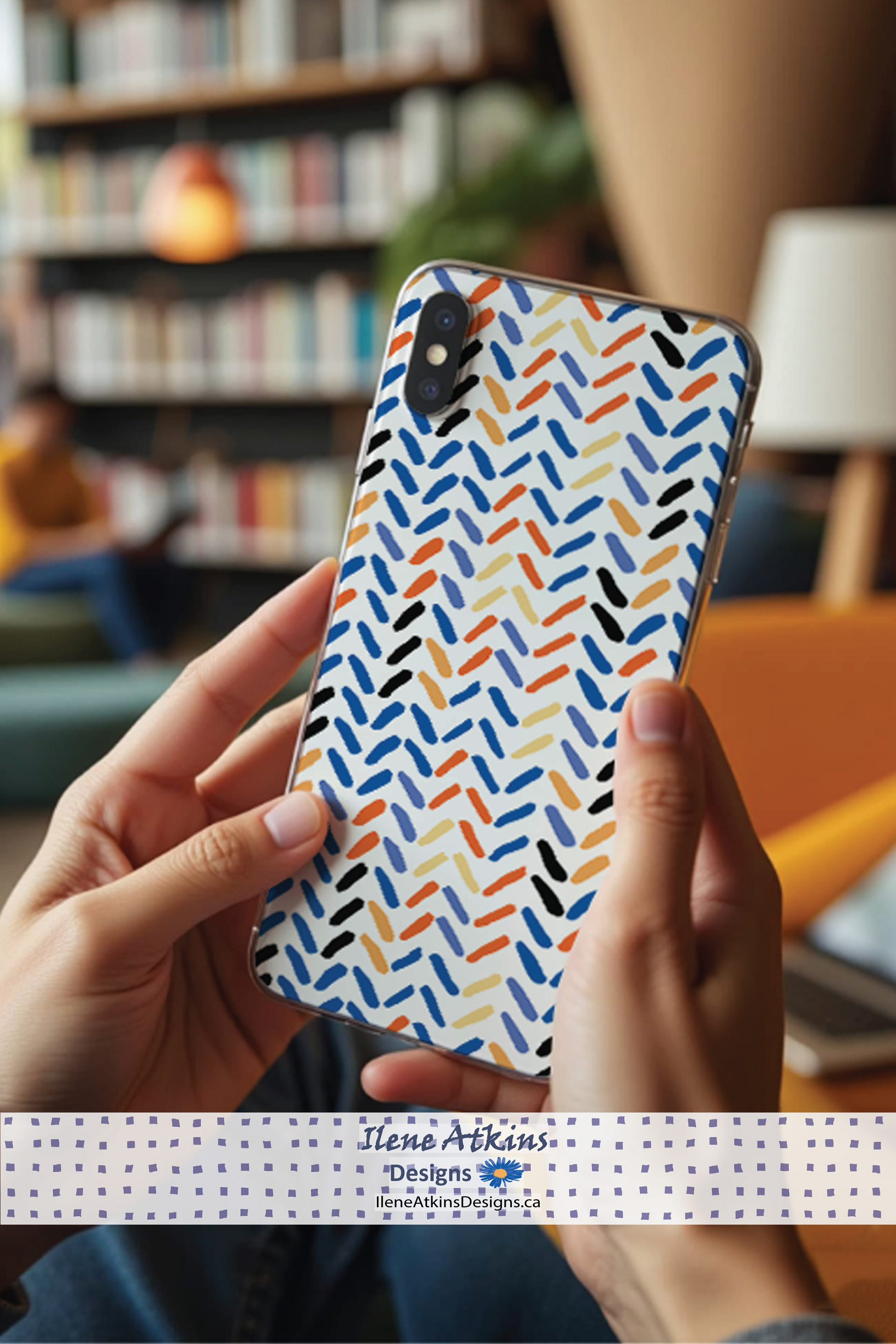 Busy Bees Printed Phone Case | Ilene Atkins Designs