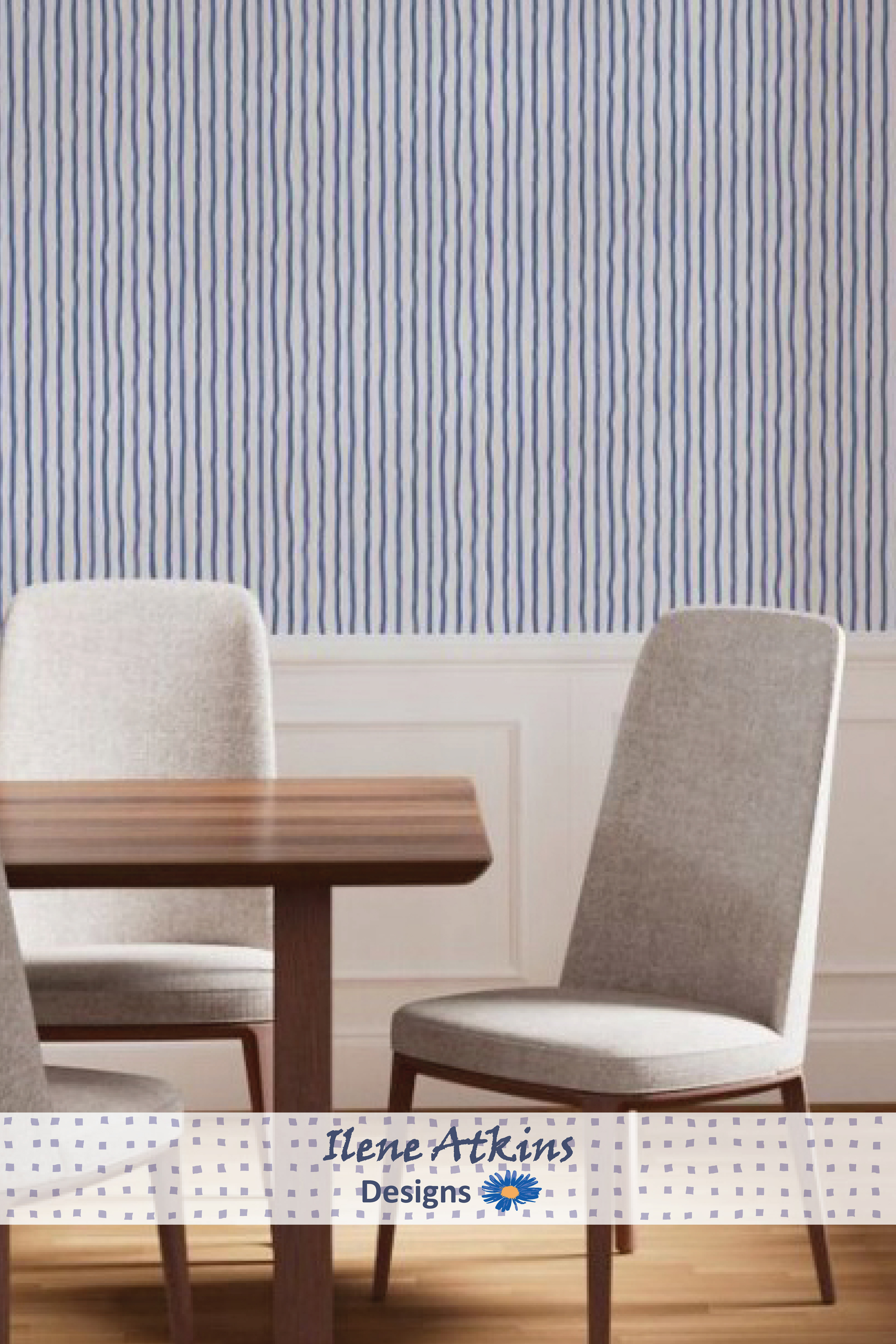 Wayfinding Wallpaper | Ilene Atkins Designs | Monarch Migration Collection
