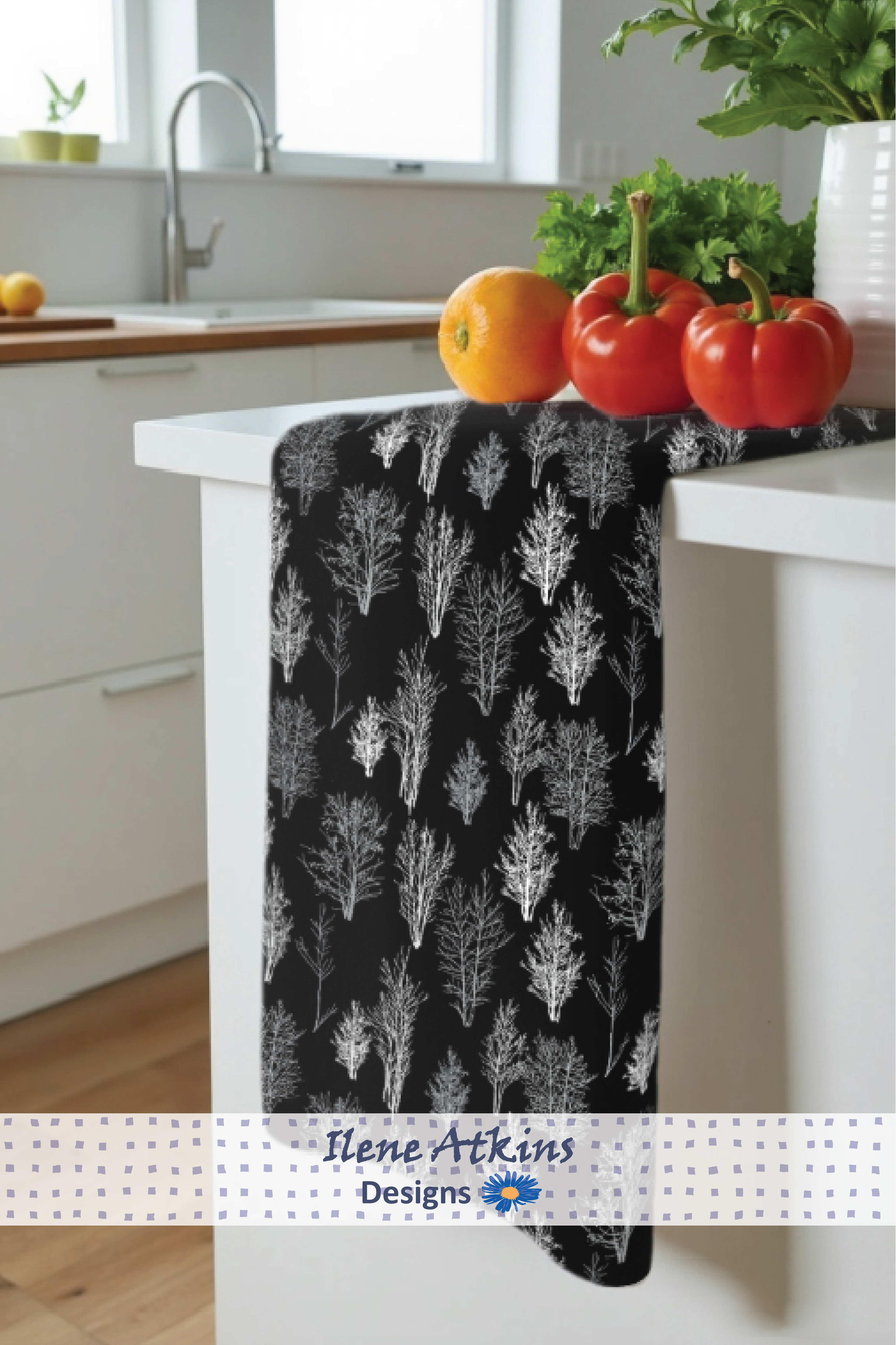 Winter Silhouette | Winter Woodland Collection | Ilene Atkins Designs