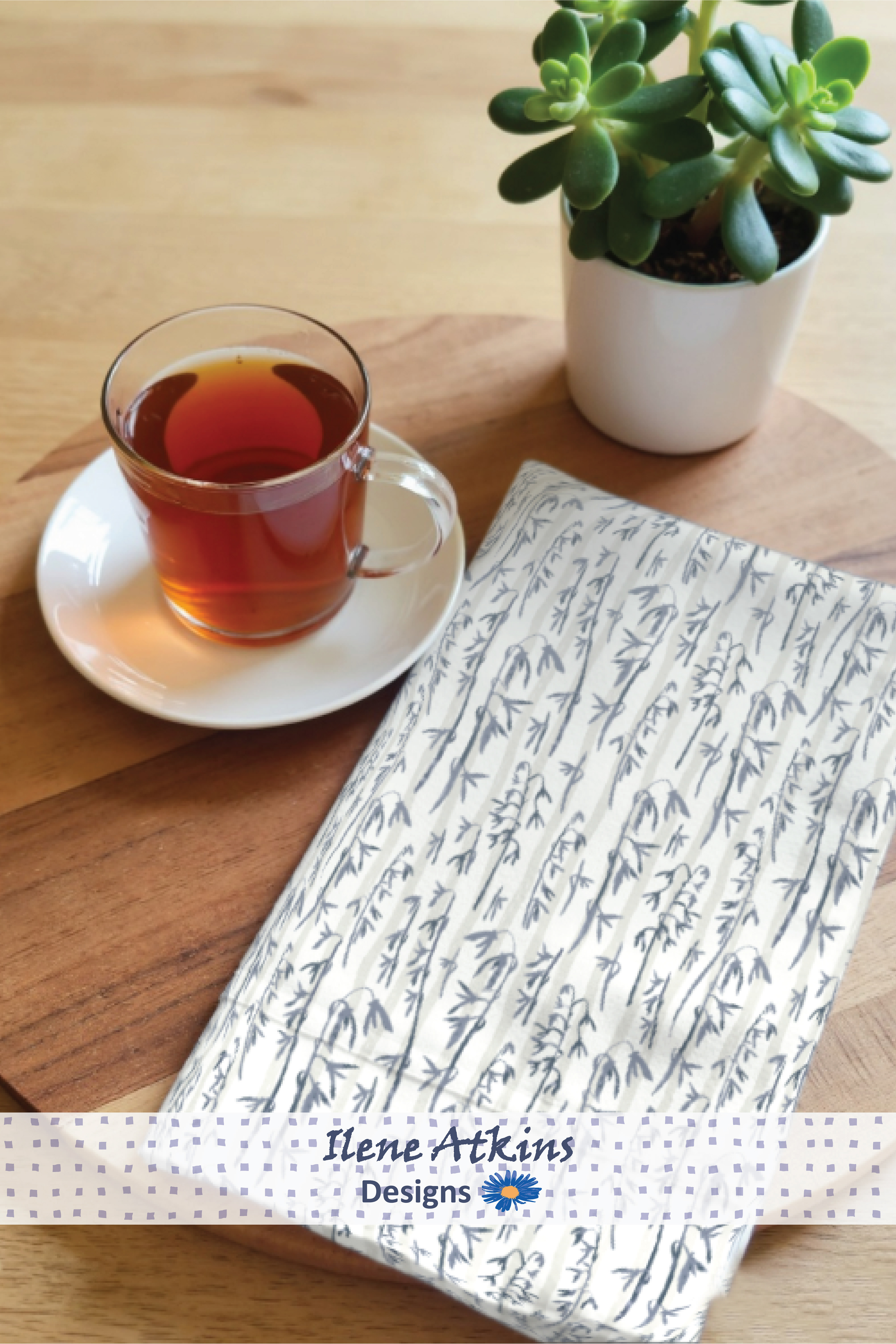Forest Life Teatowel | Ilene Atkins Designs