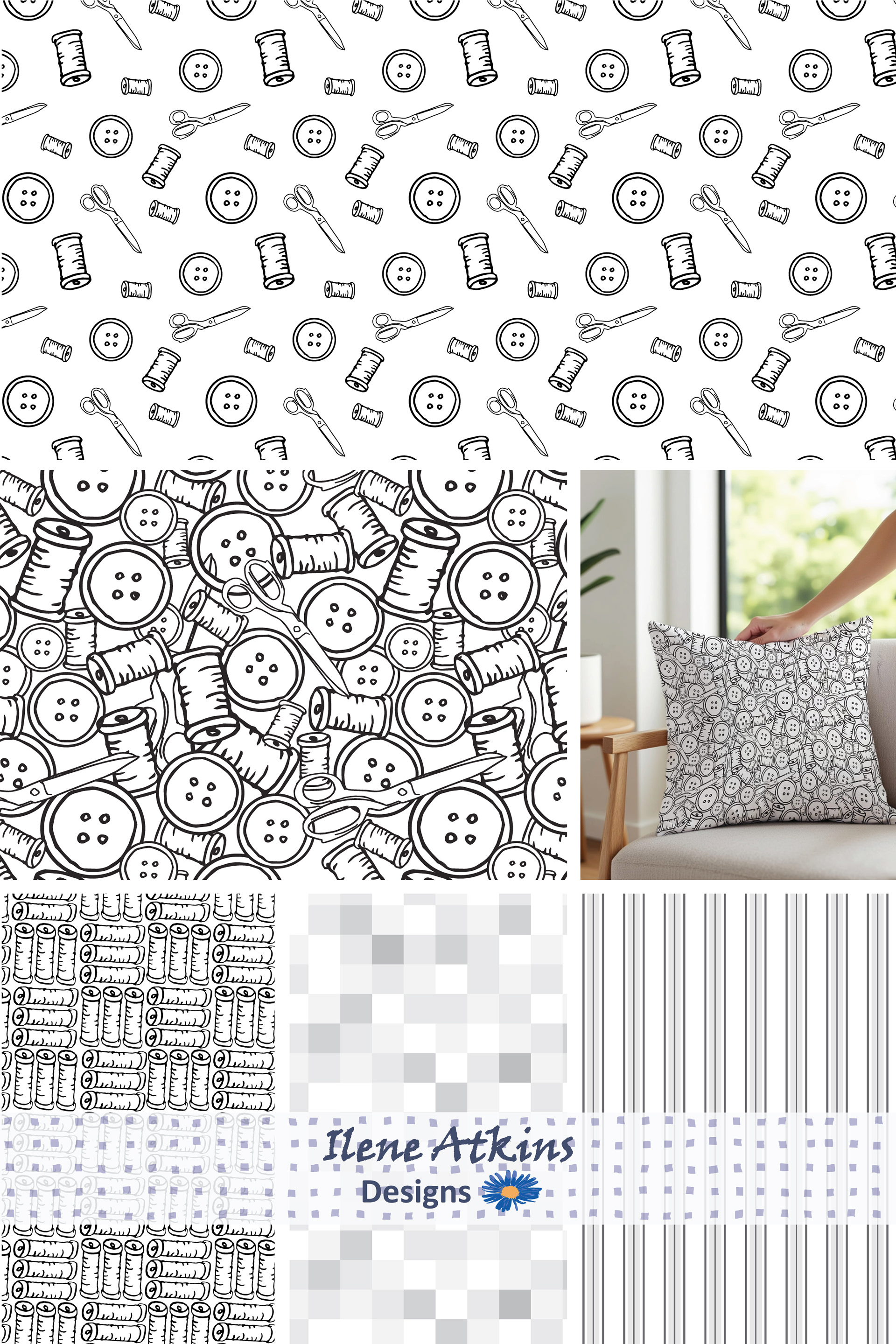 Patchwork Collection | B&W Colourway