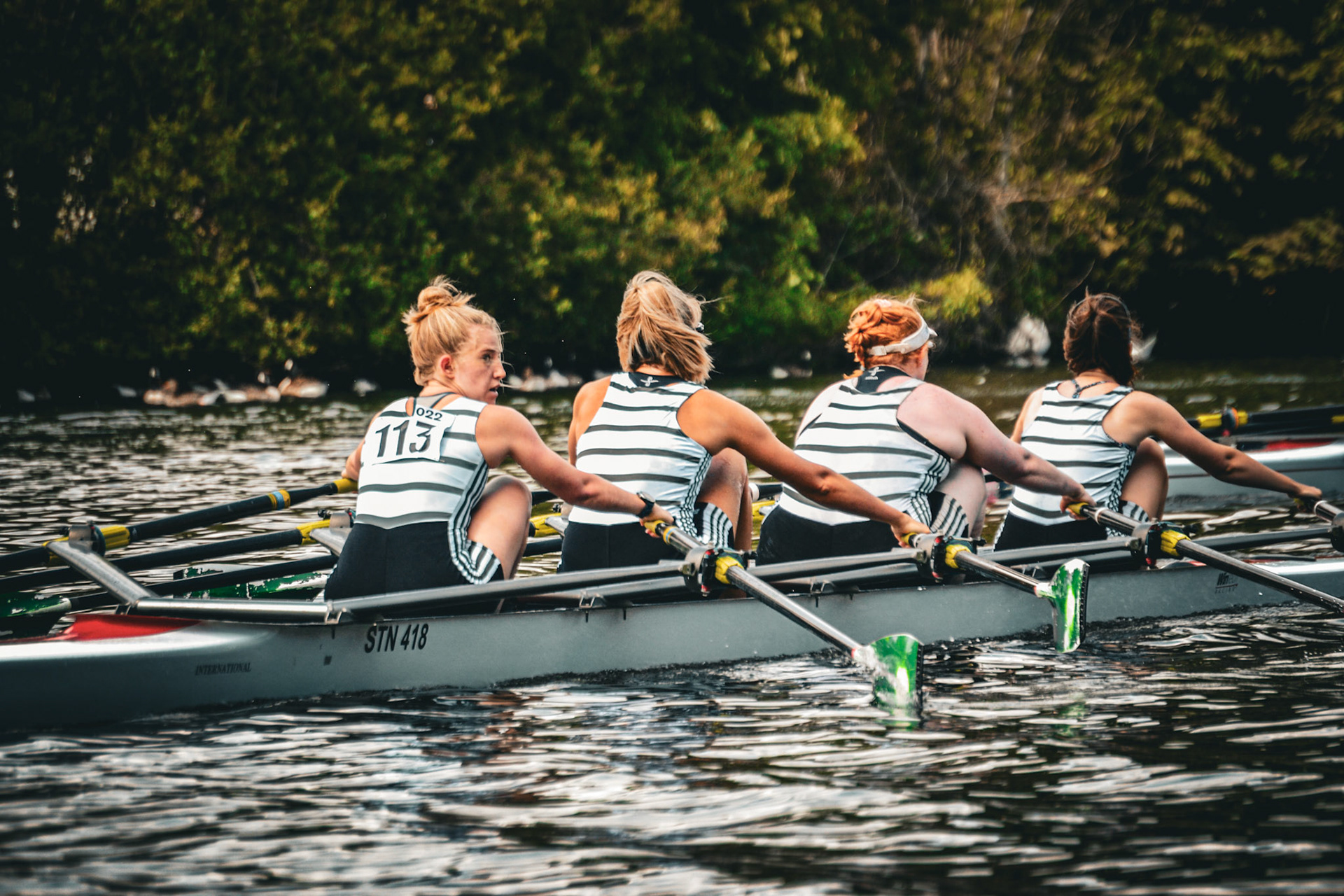 Women's Quadruple Sculls Racing