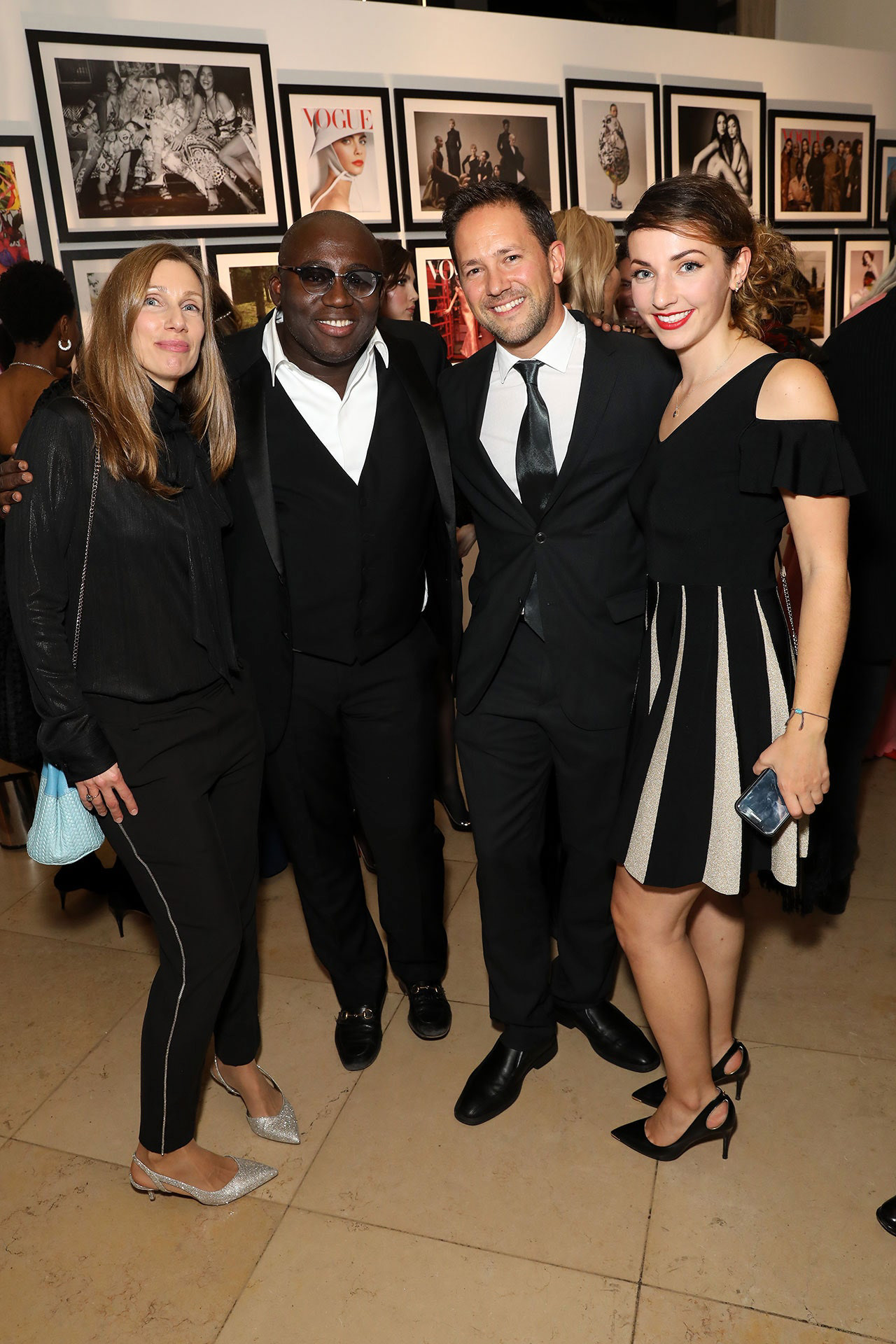 Photo taken from Vogue Website: (from left:Christiane Greilach, Edward Enninful, Jose Gorbea, Del Posner)