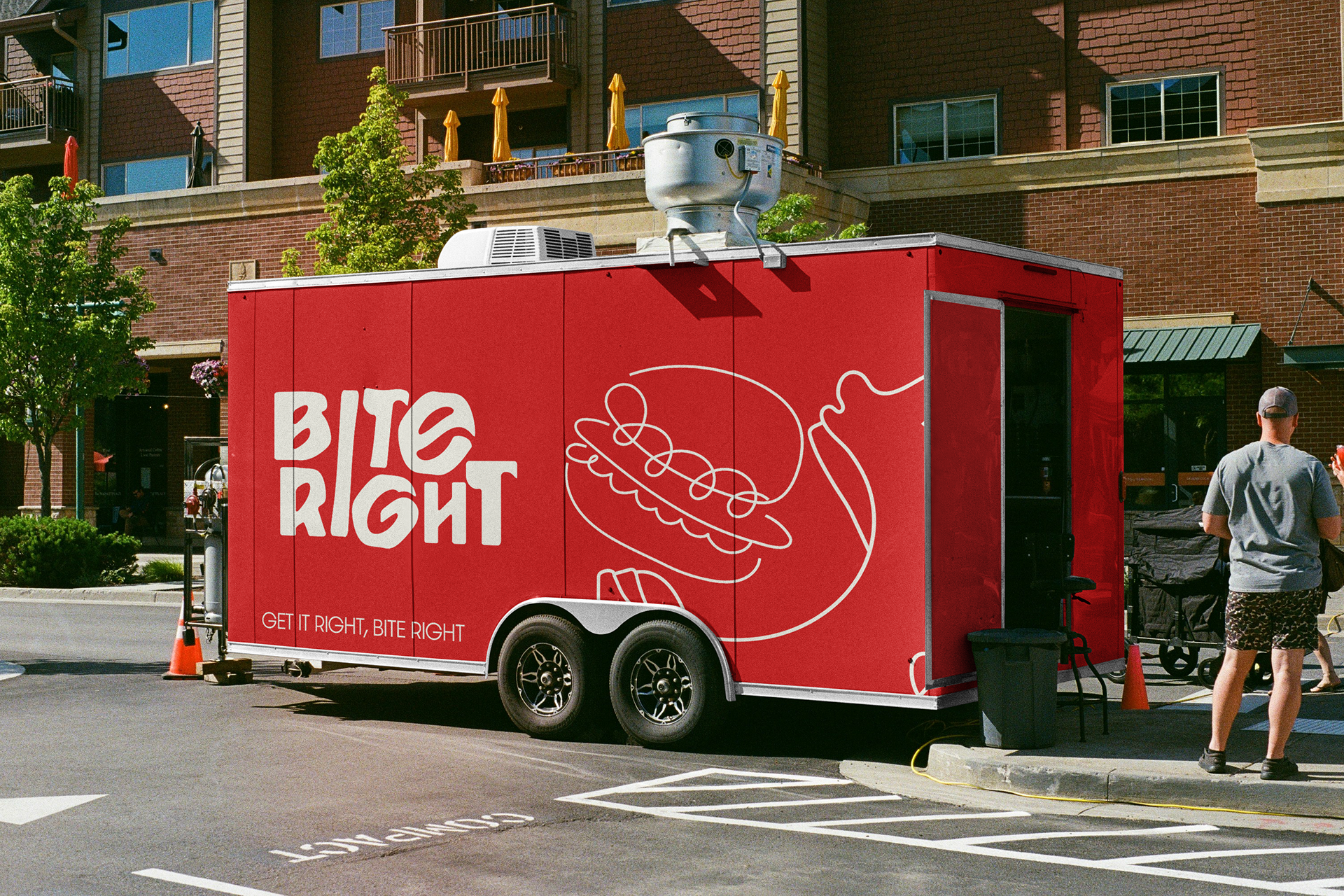 Mock up of how thr Bite Right van could look
