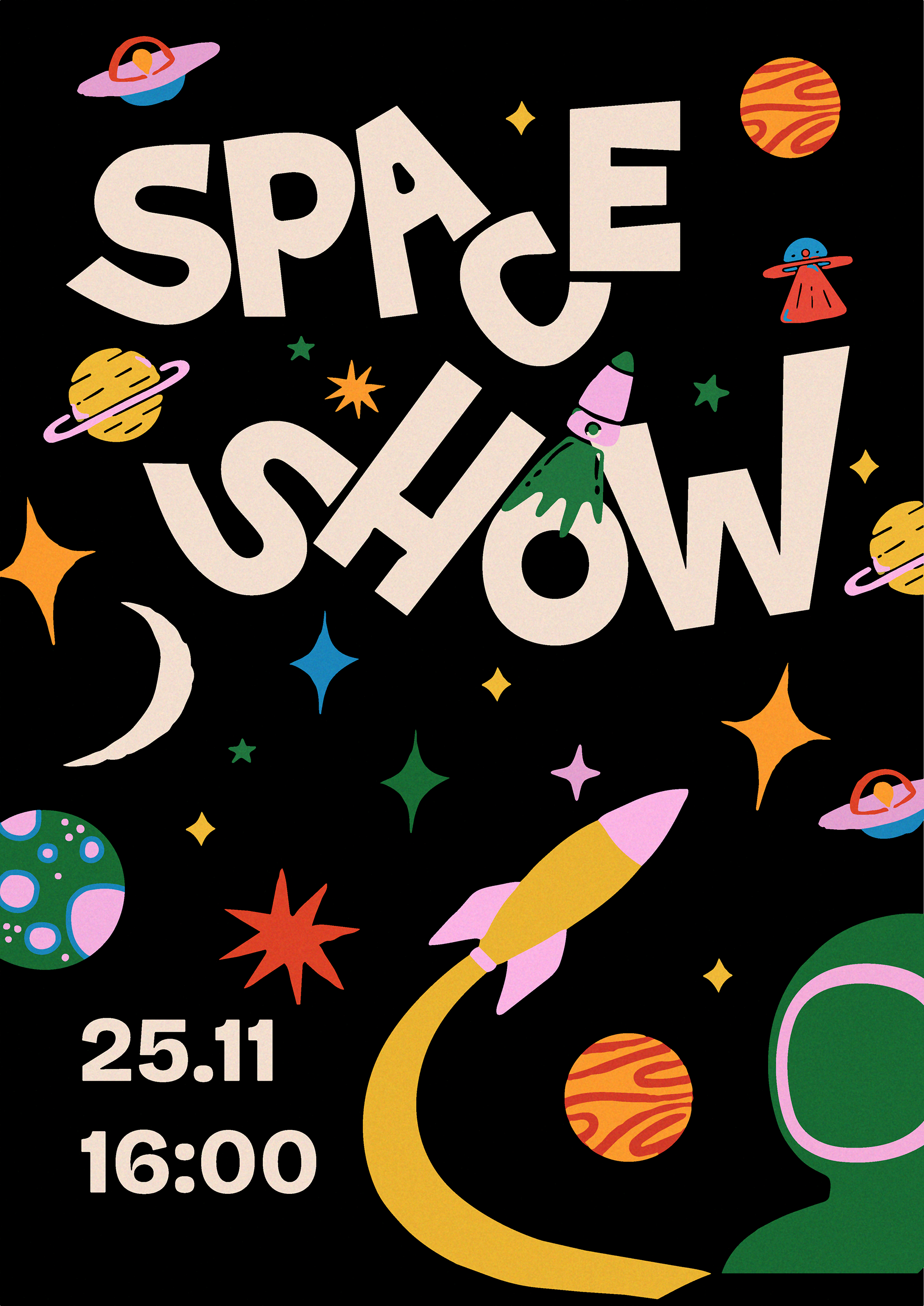 Space Show Poster