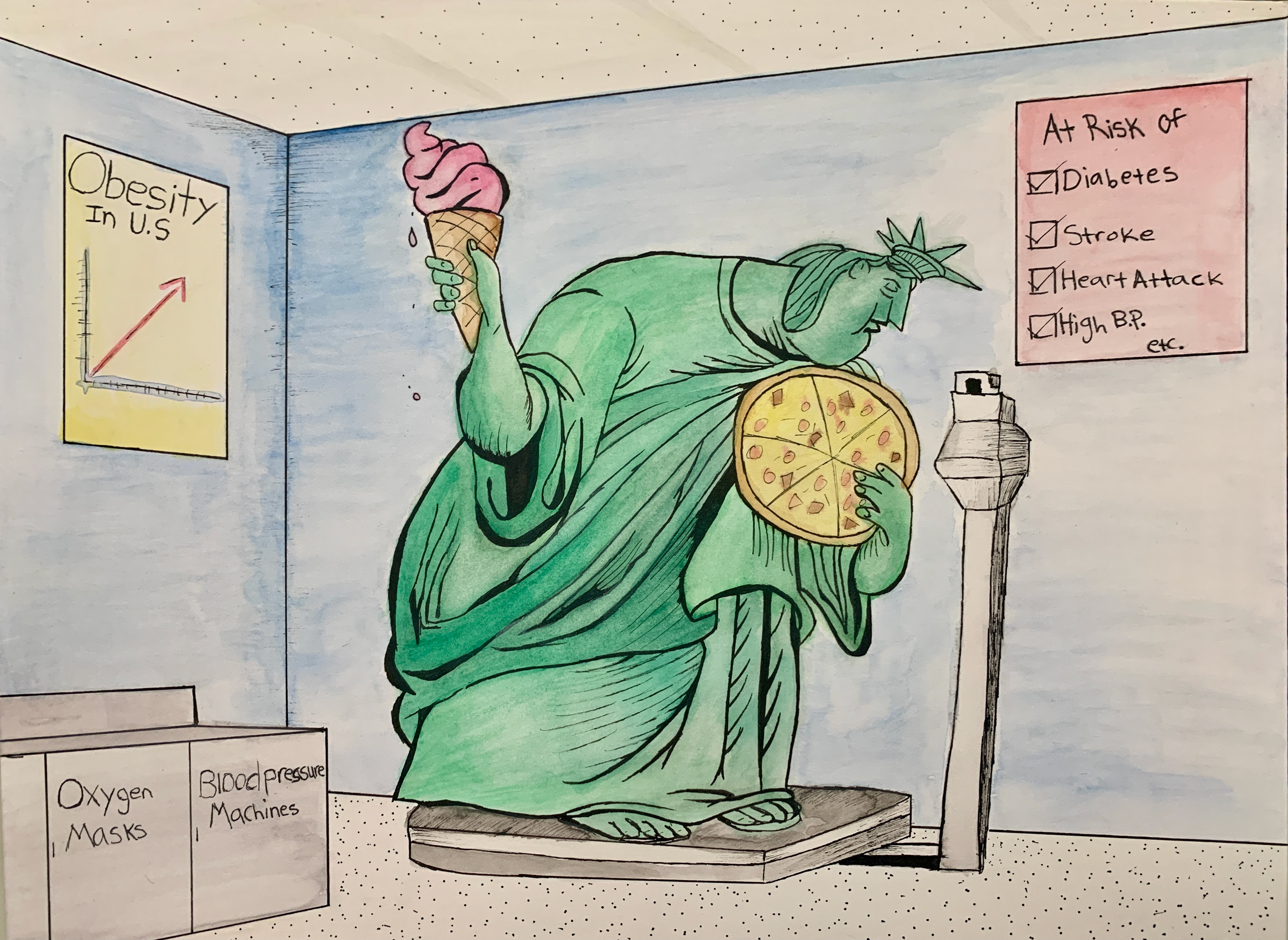 Obesity Illustration