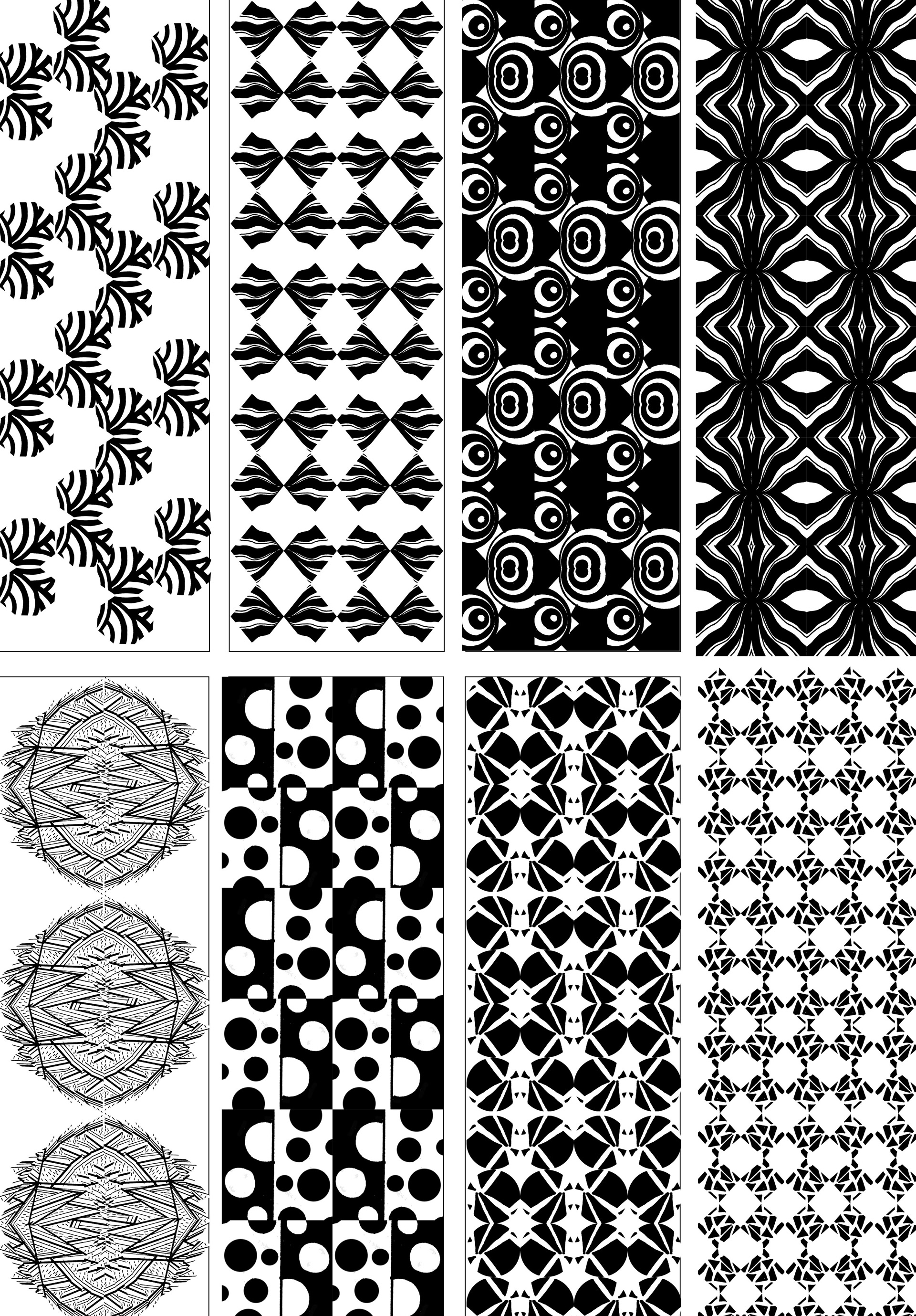 Patterns I created and used for the type