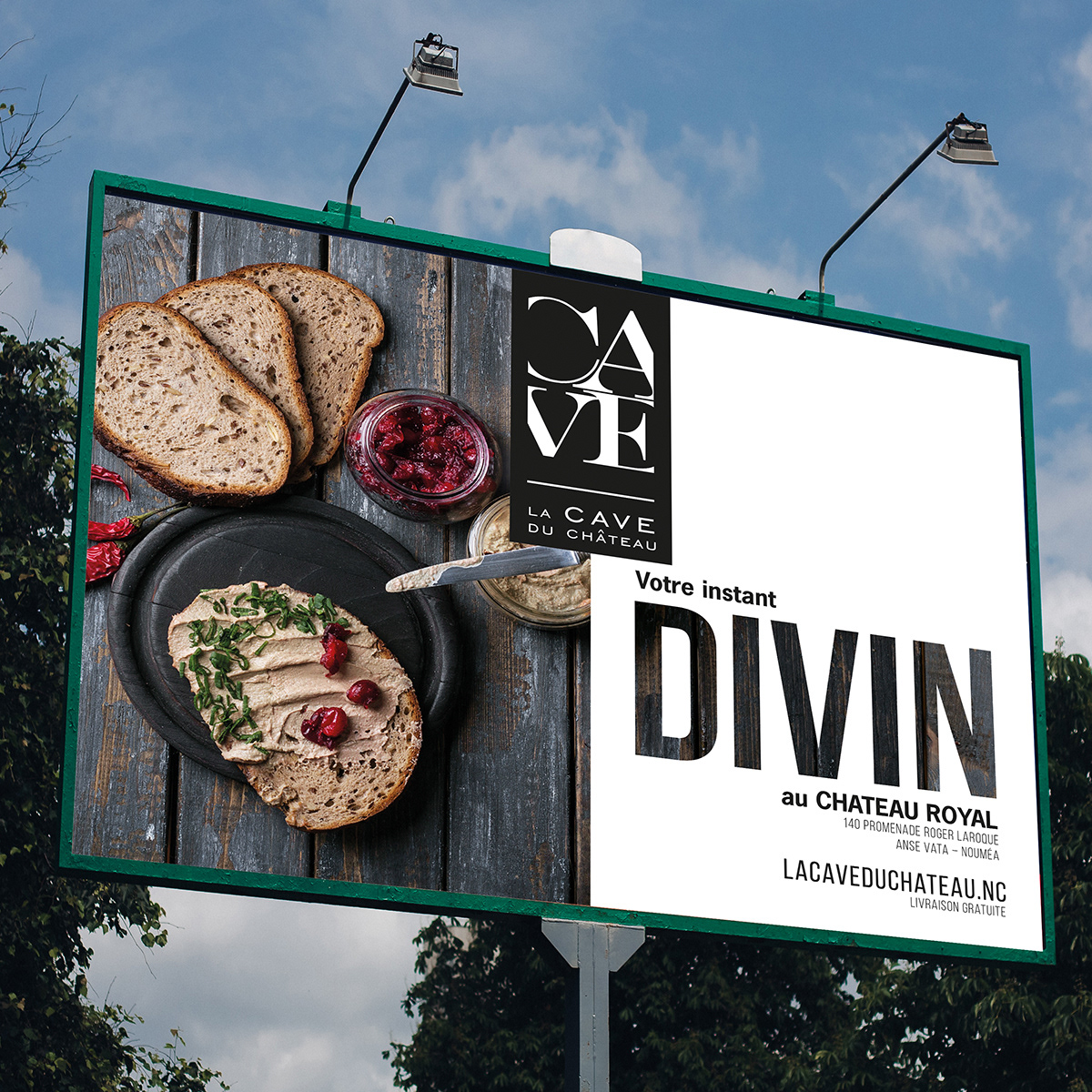 Affichage 4x3 épicerie fine