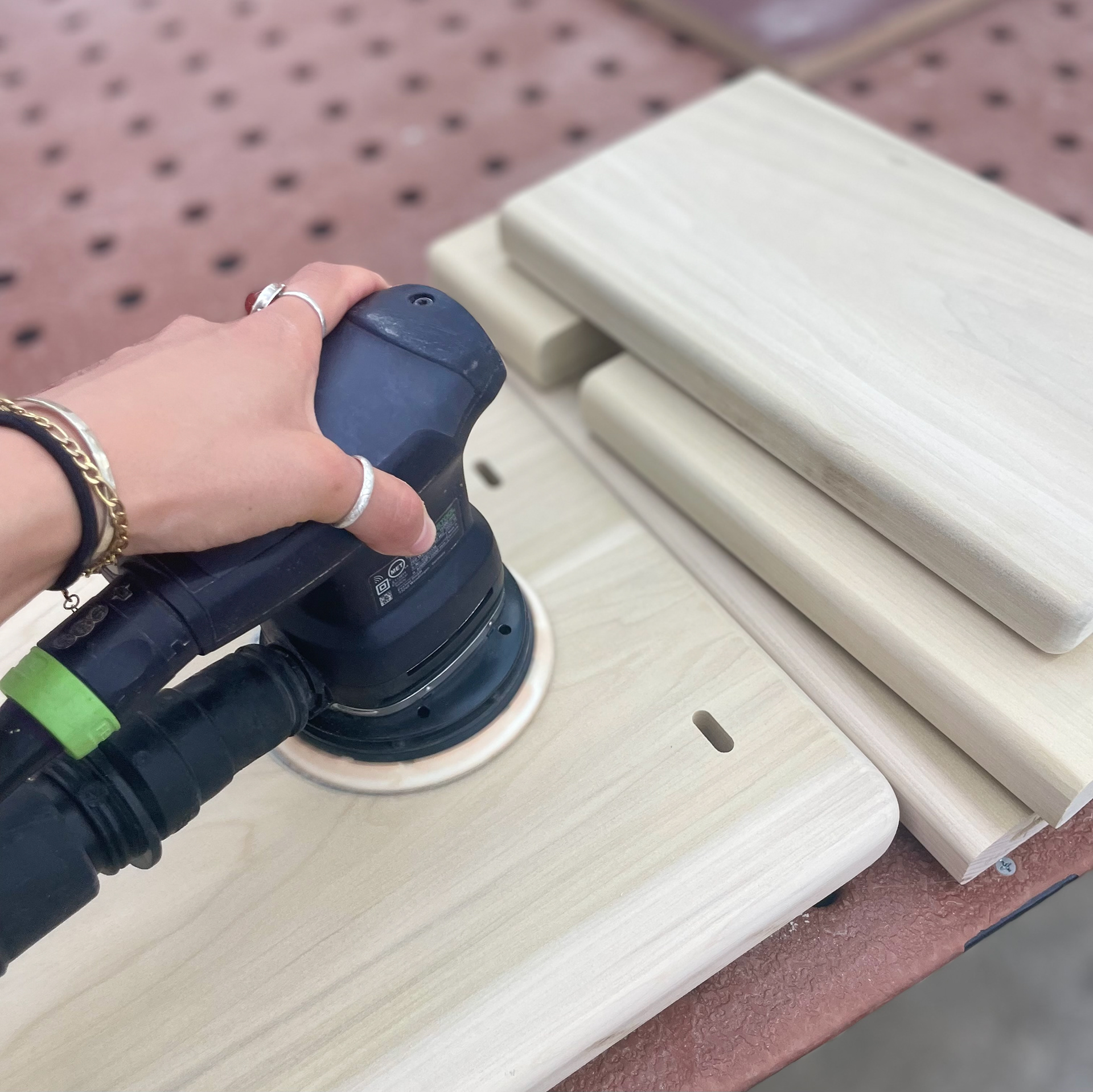 rotary sanding