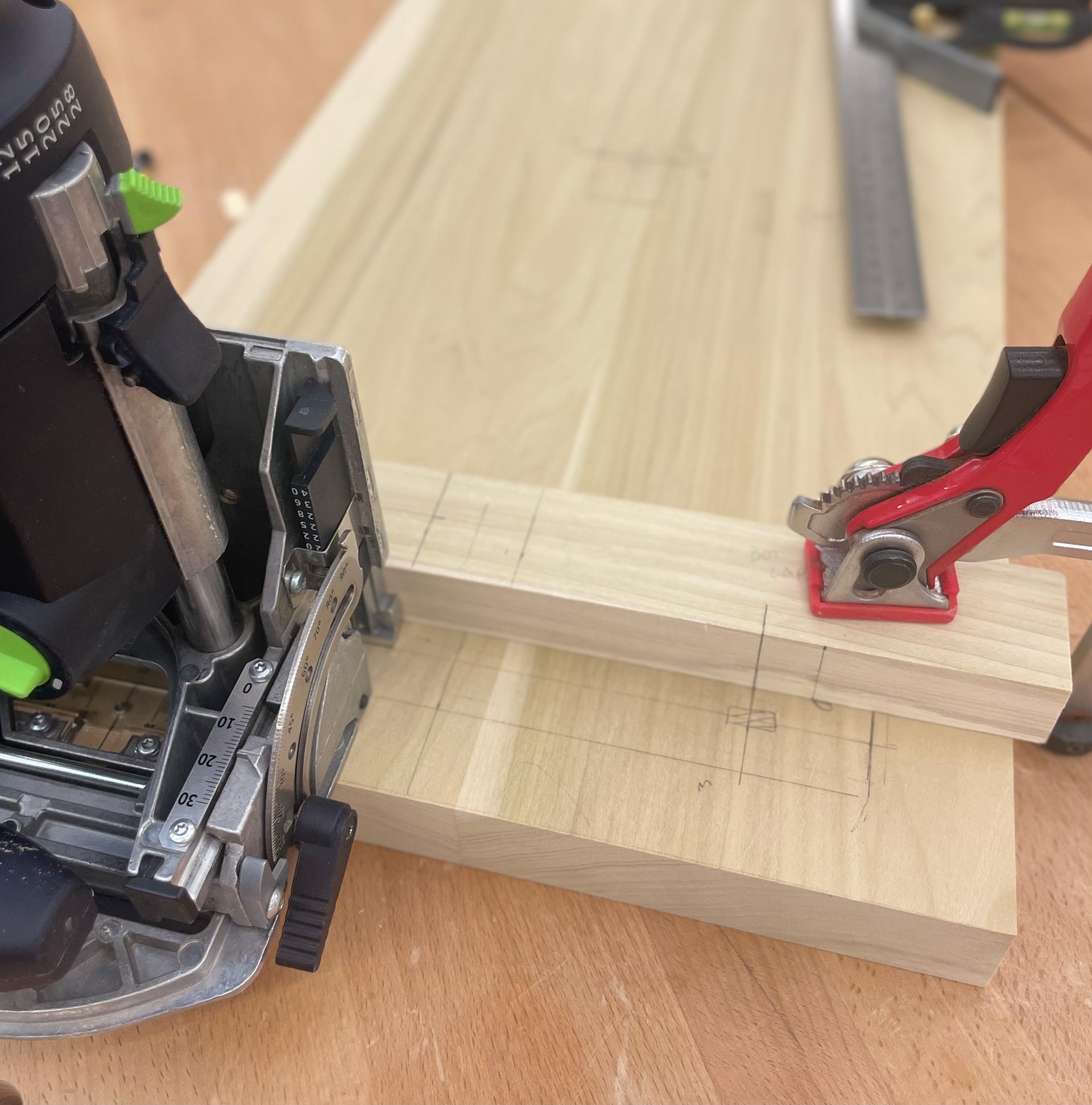 setting domino holes