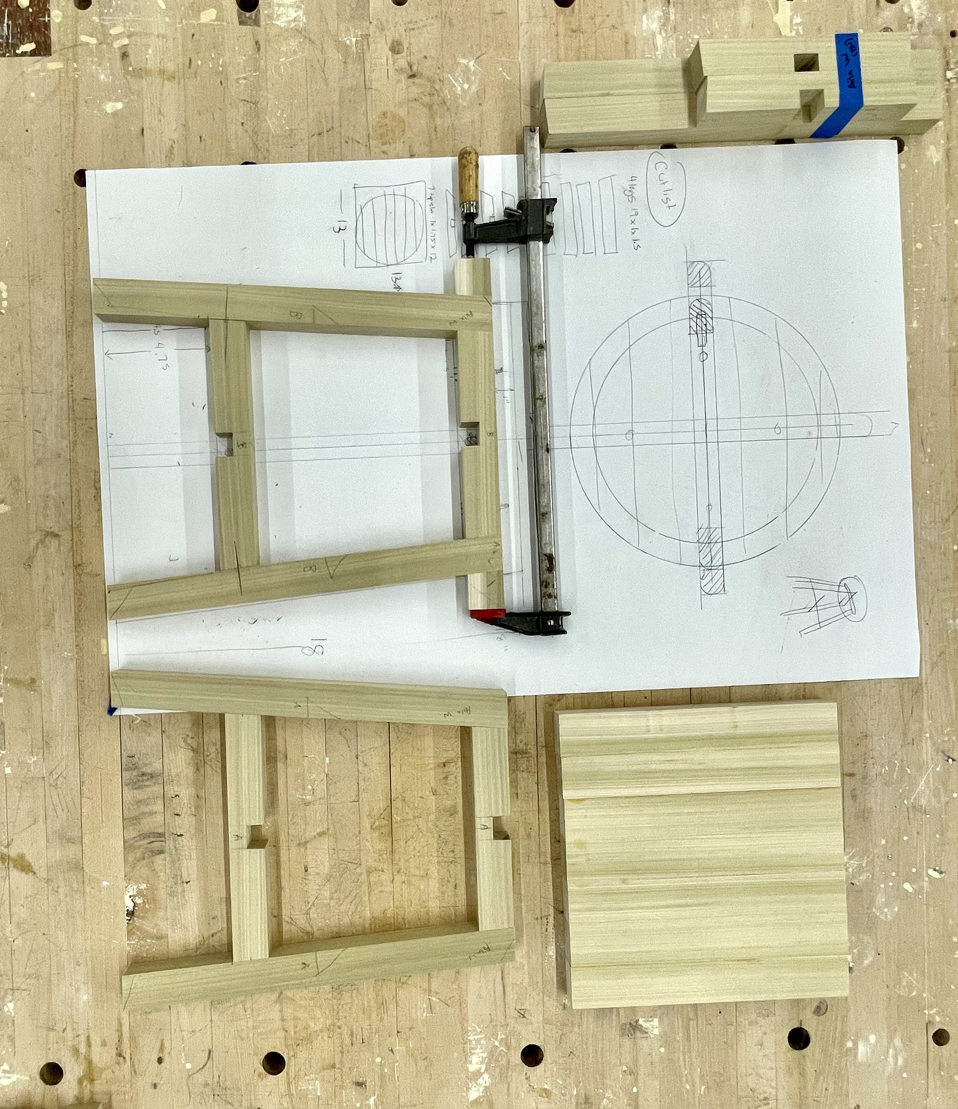 setting 5 degree angle and lap joints