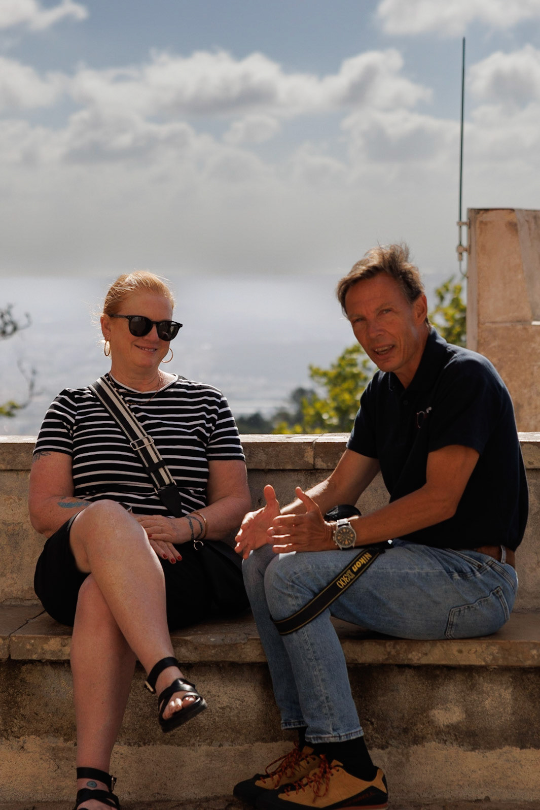 Suzi with Miguel our Photo Guide