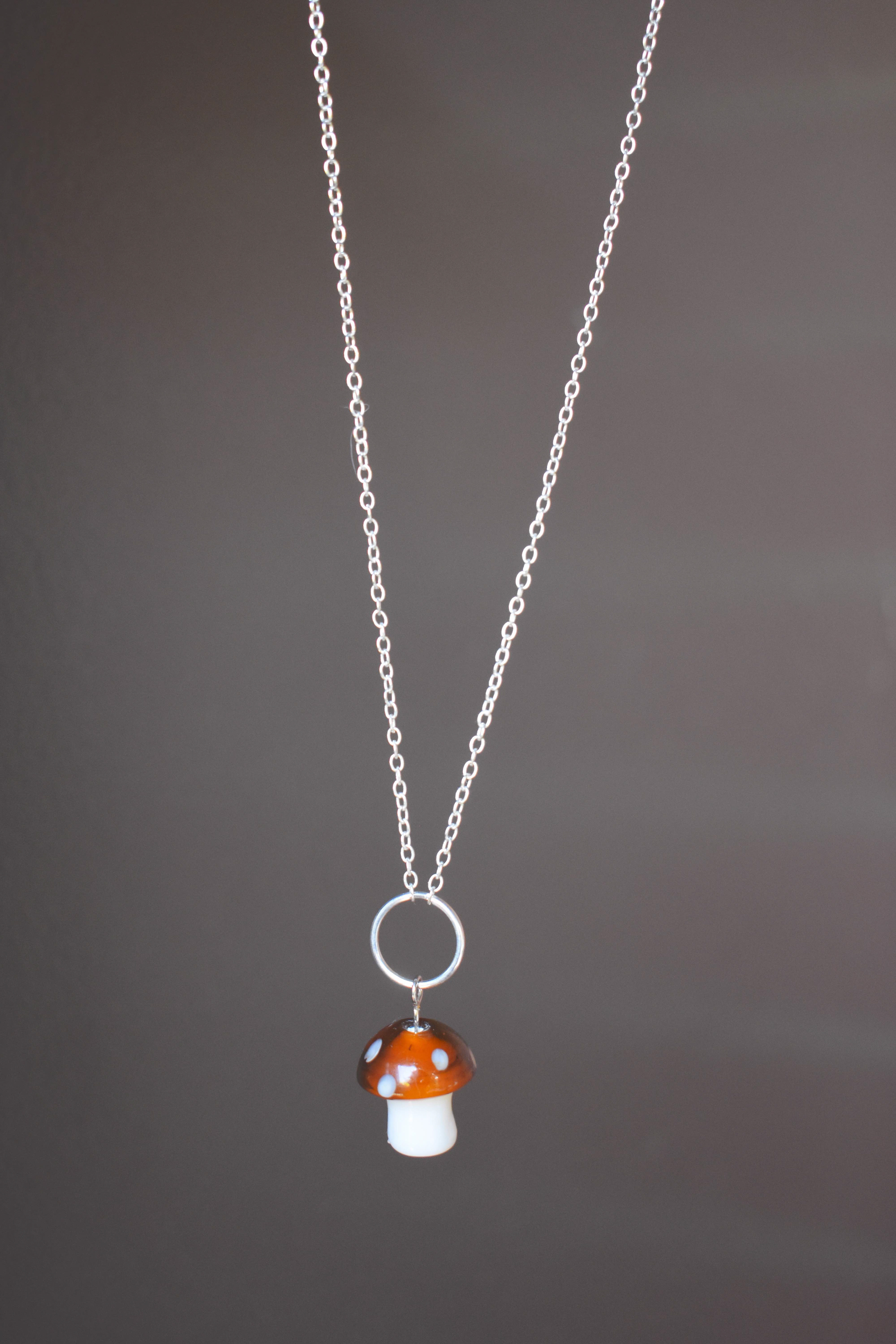 Mushroom necklace