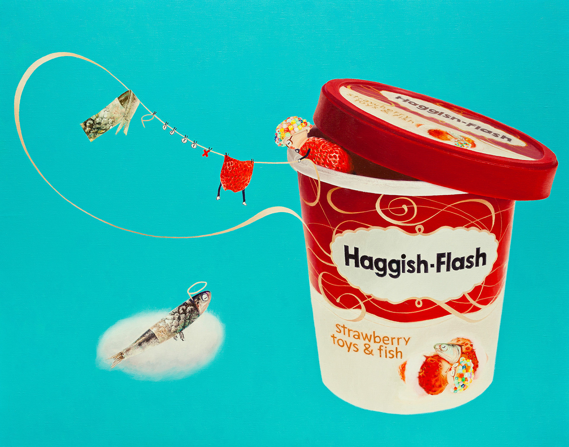 Oil on canvas 73x92cm.