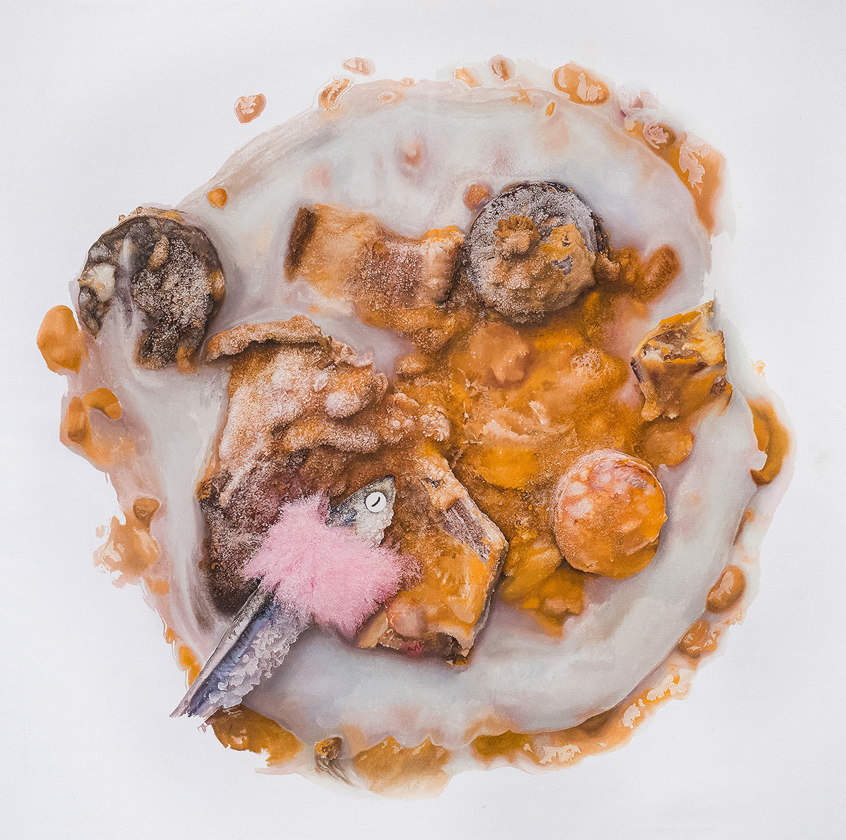 Oil on canvas 120x120cm.