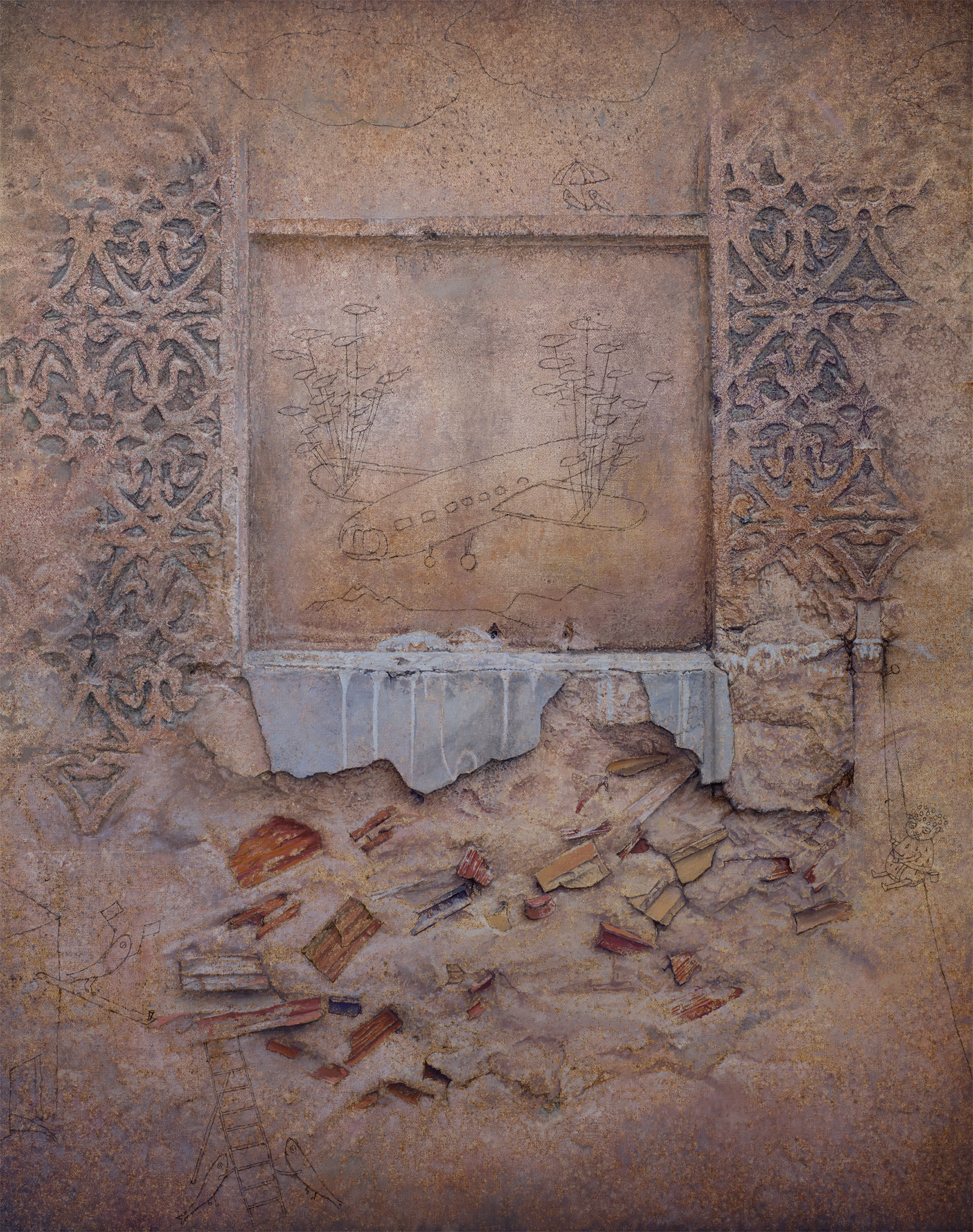 Oil on linen. 92x73cm.