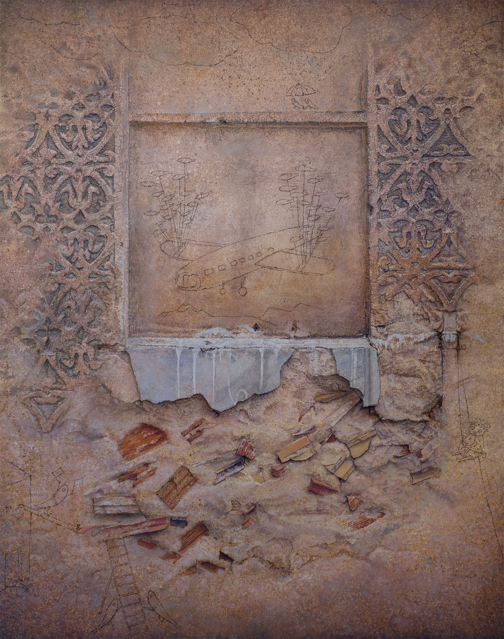 Oil on linen 92x73cm.