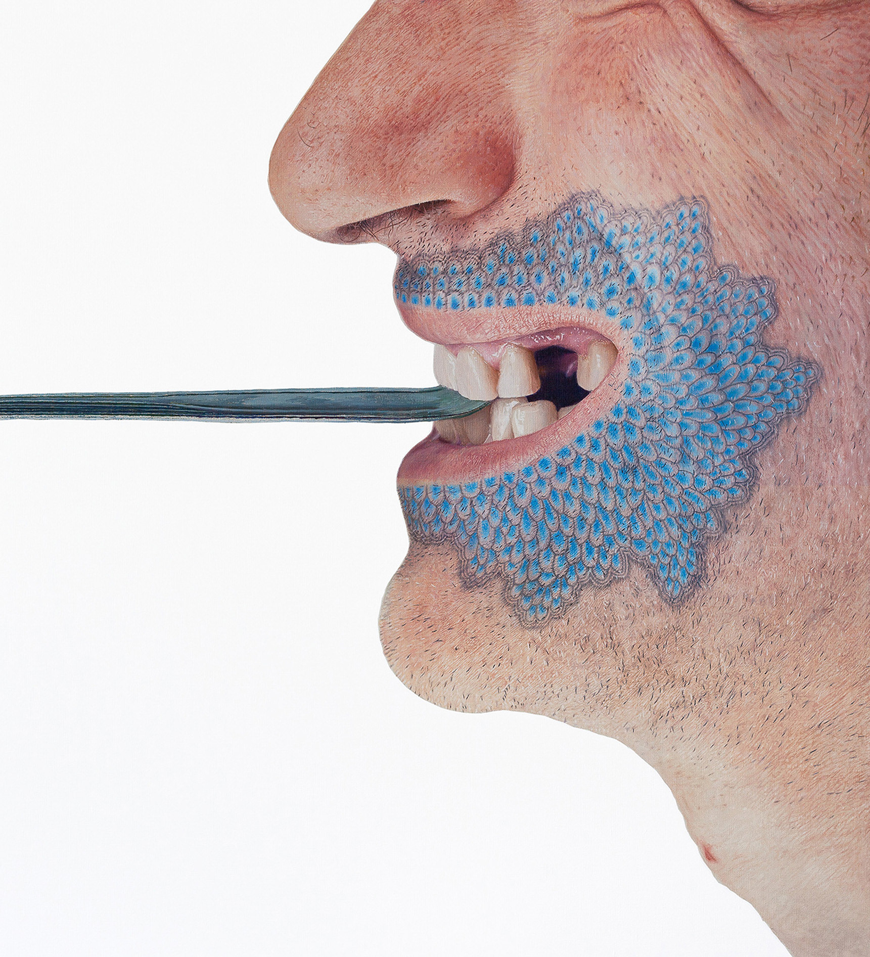 Oil on canvas 97x89cm.