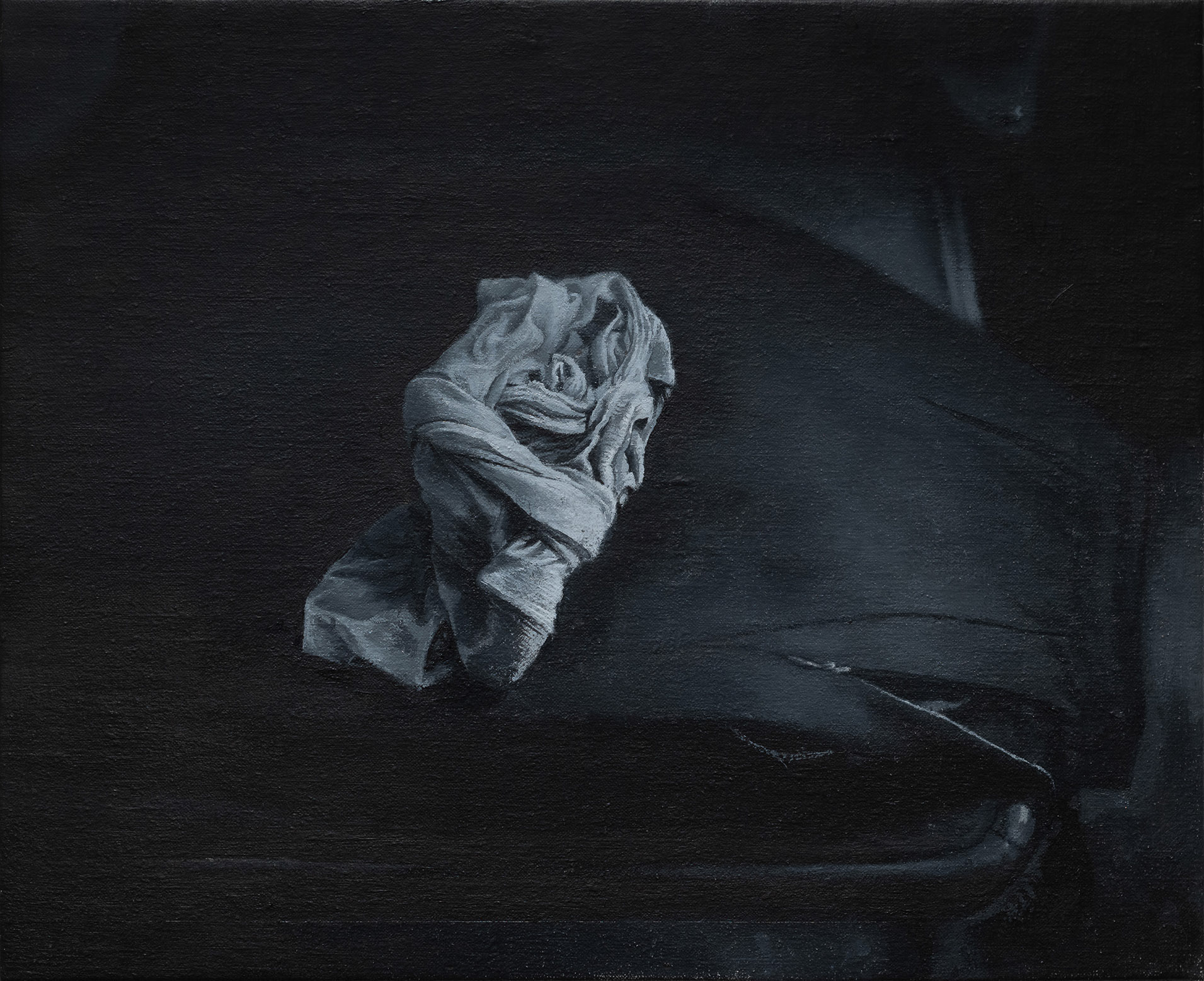 Oil on linen. 27x22cm.
