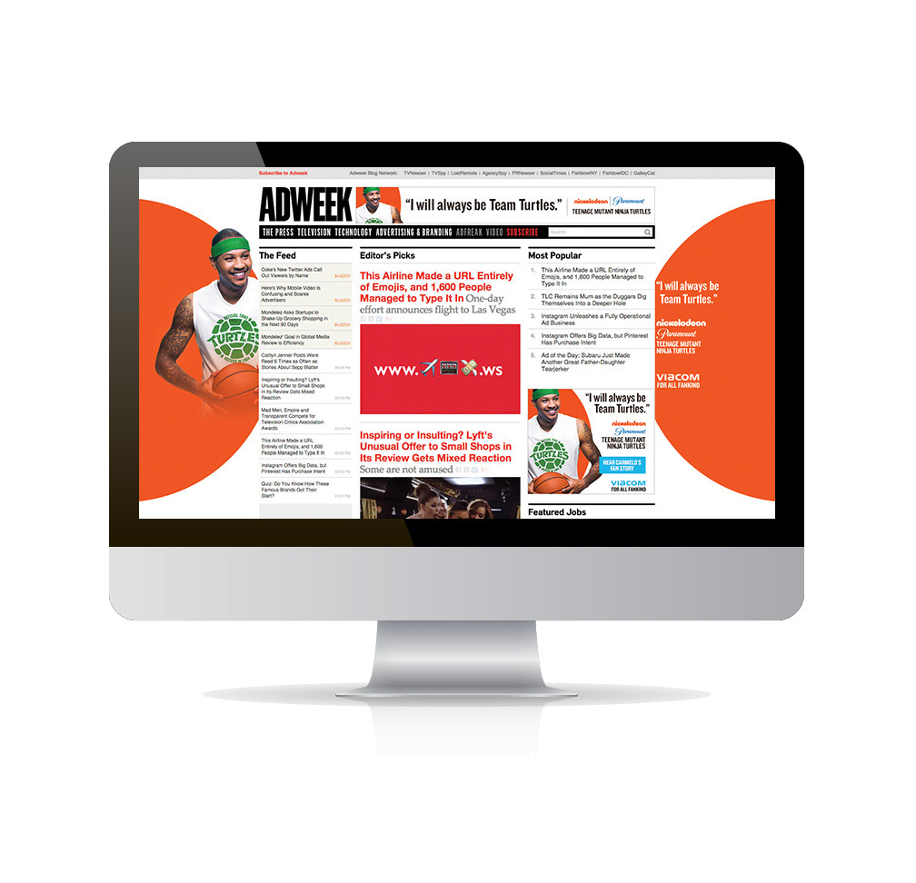 Teenage Mutant Ninja Turtles all site takeover