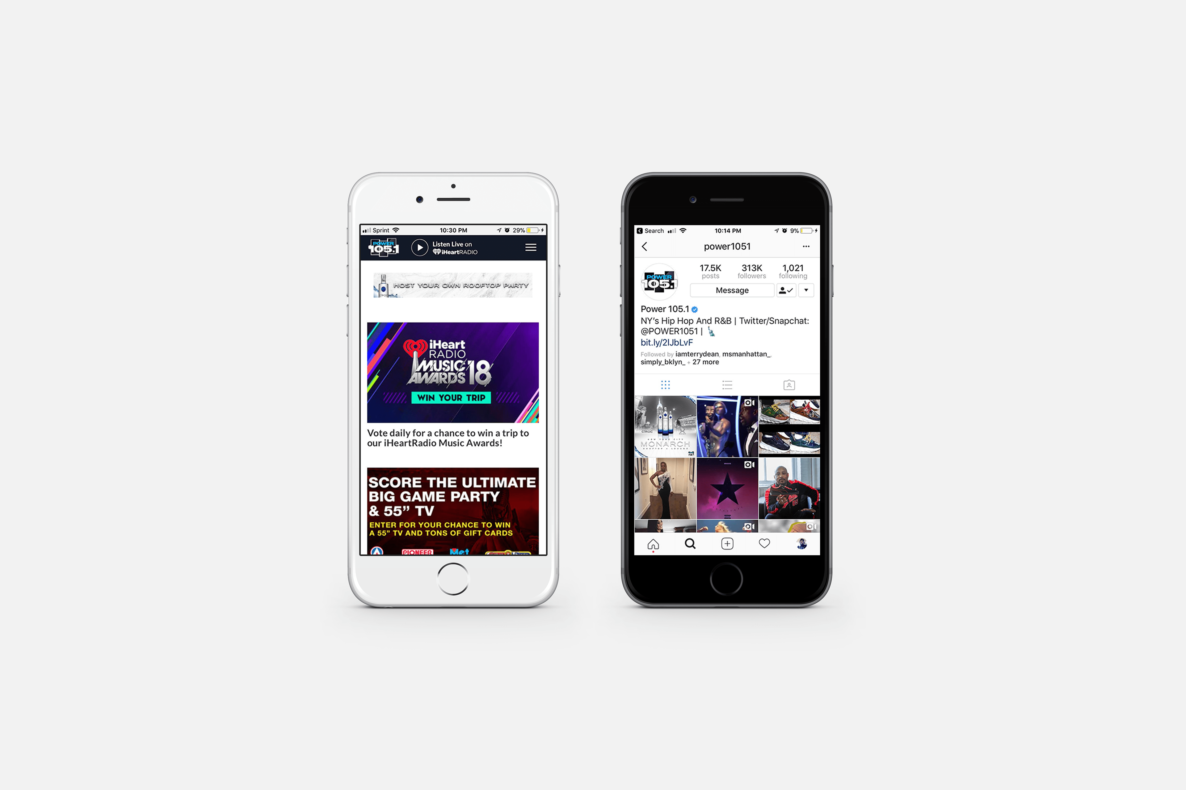 Web Page - Social Feed Mobile