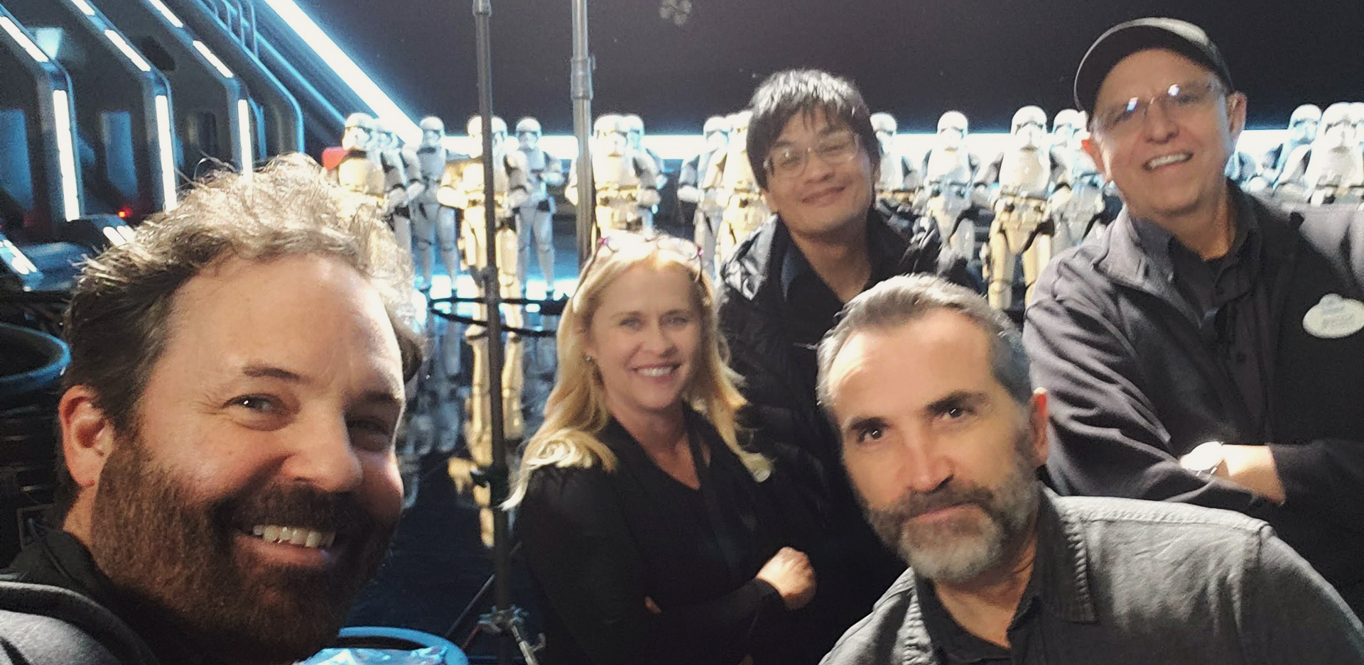 Crew at Rise of the Resistance