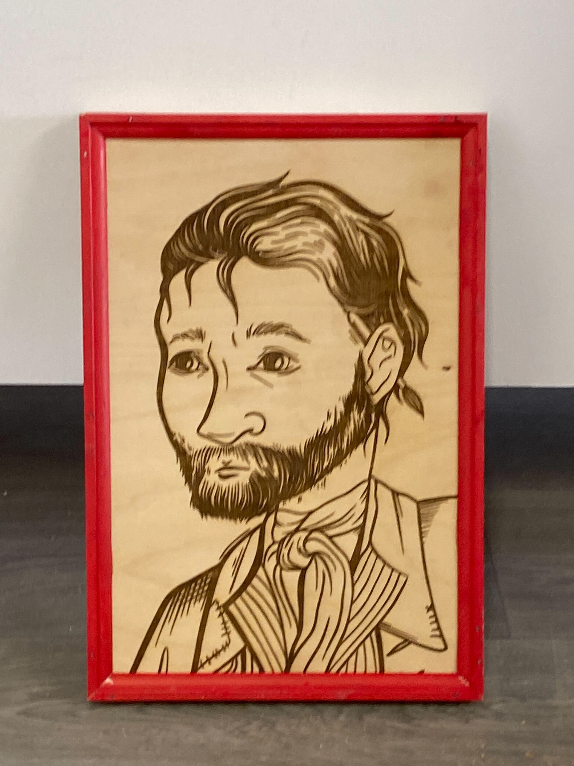 Lasered ply portraits