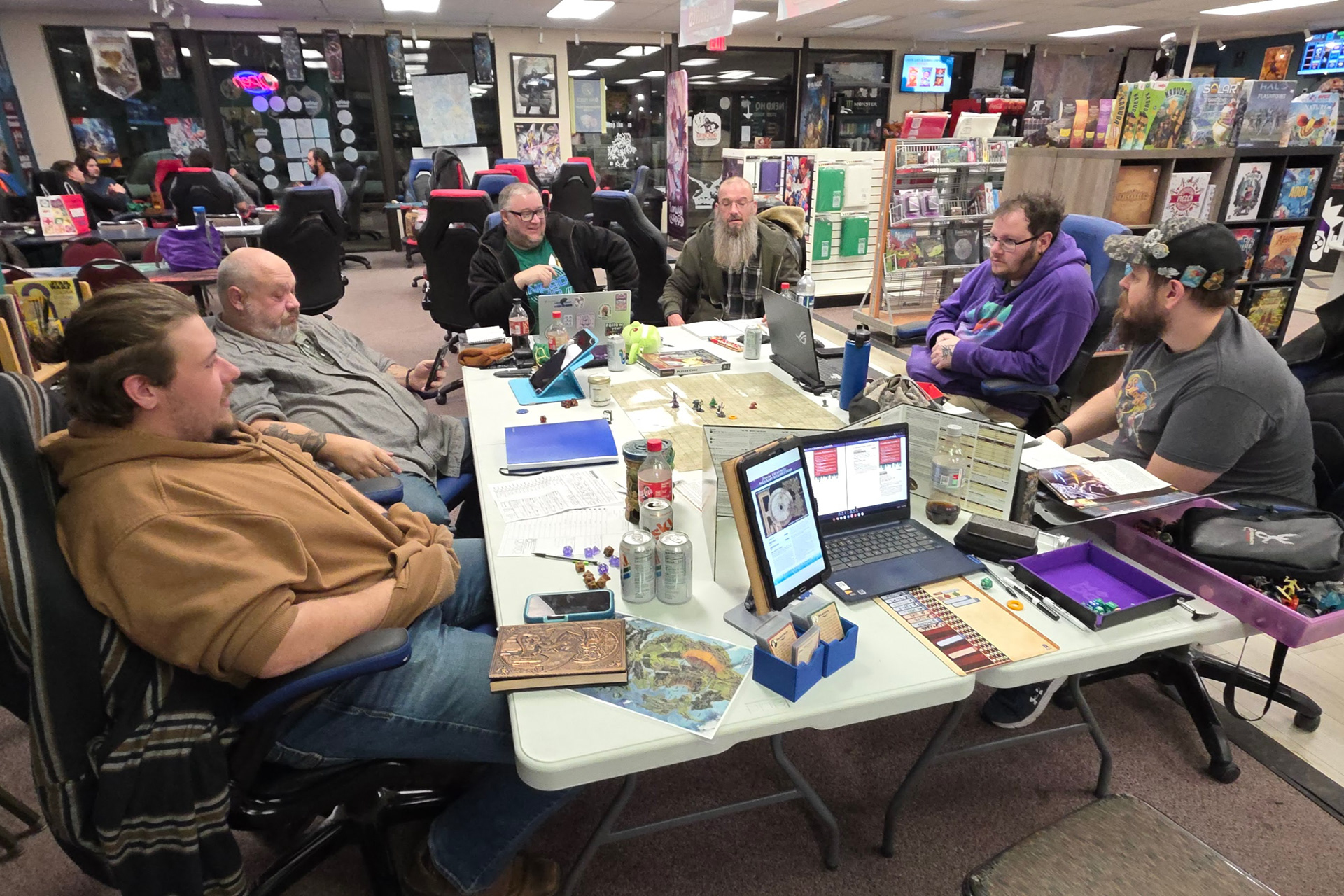 Another Pathinder game on Saturday nights at Nerd HQ in Davenport, IA. I think I'm running this game. 