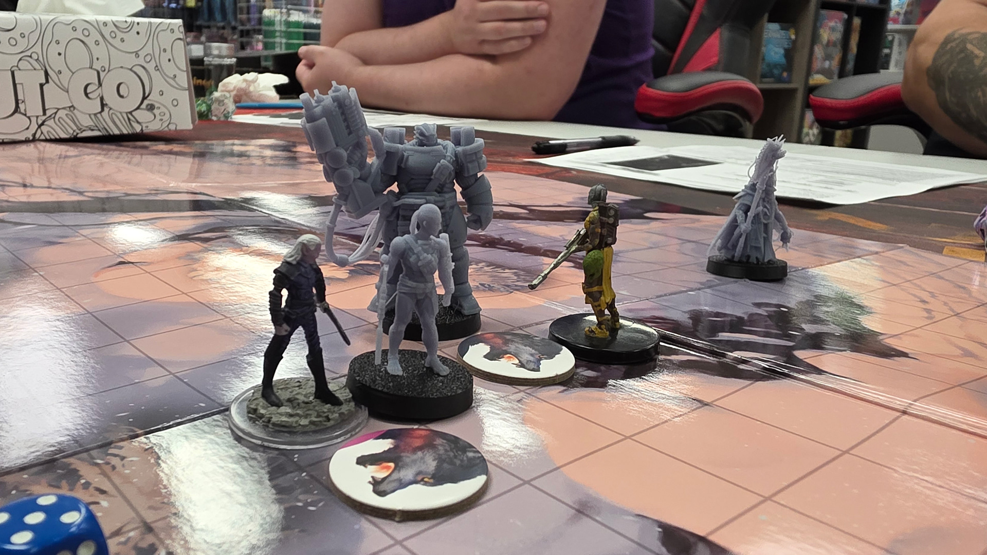 Allan running Starfinder for Paizo Saturday Nights @ Nerd HQ