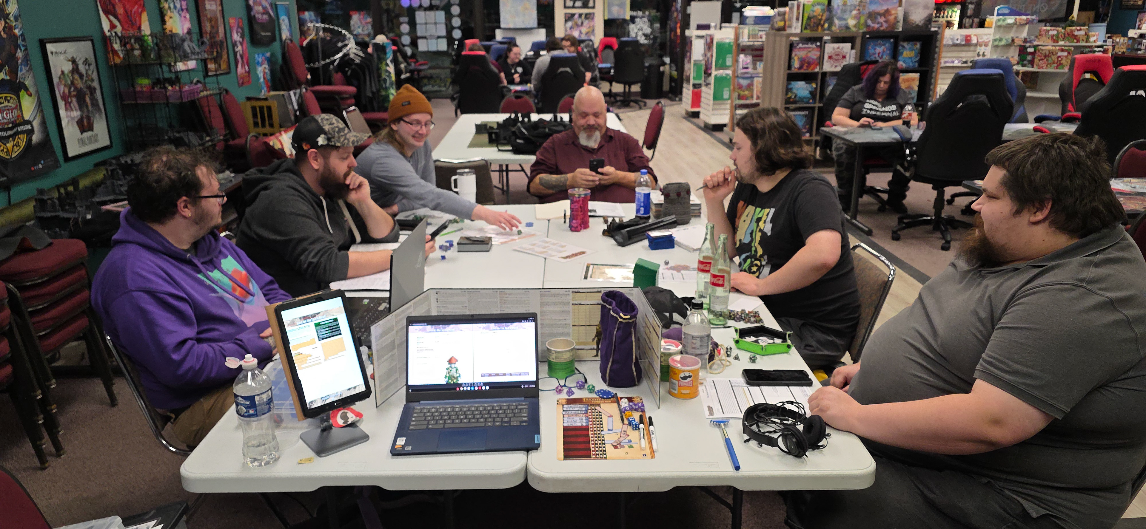 One of the early games the Nerd HQ Pathfindeer lodge in Eastern Iowa. 