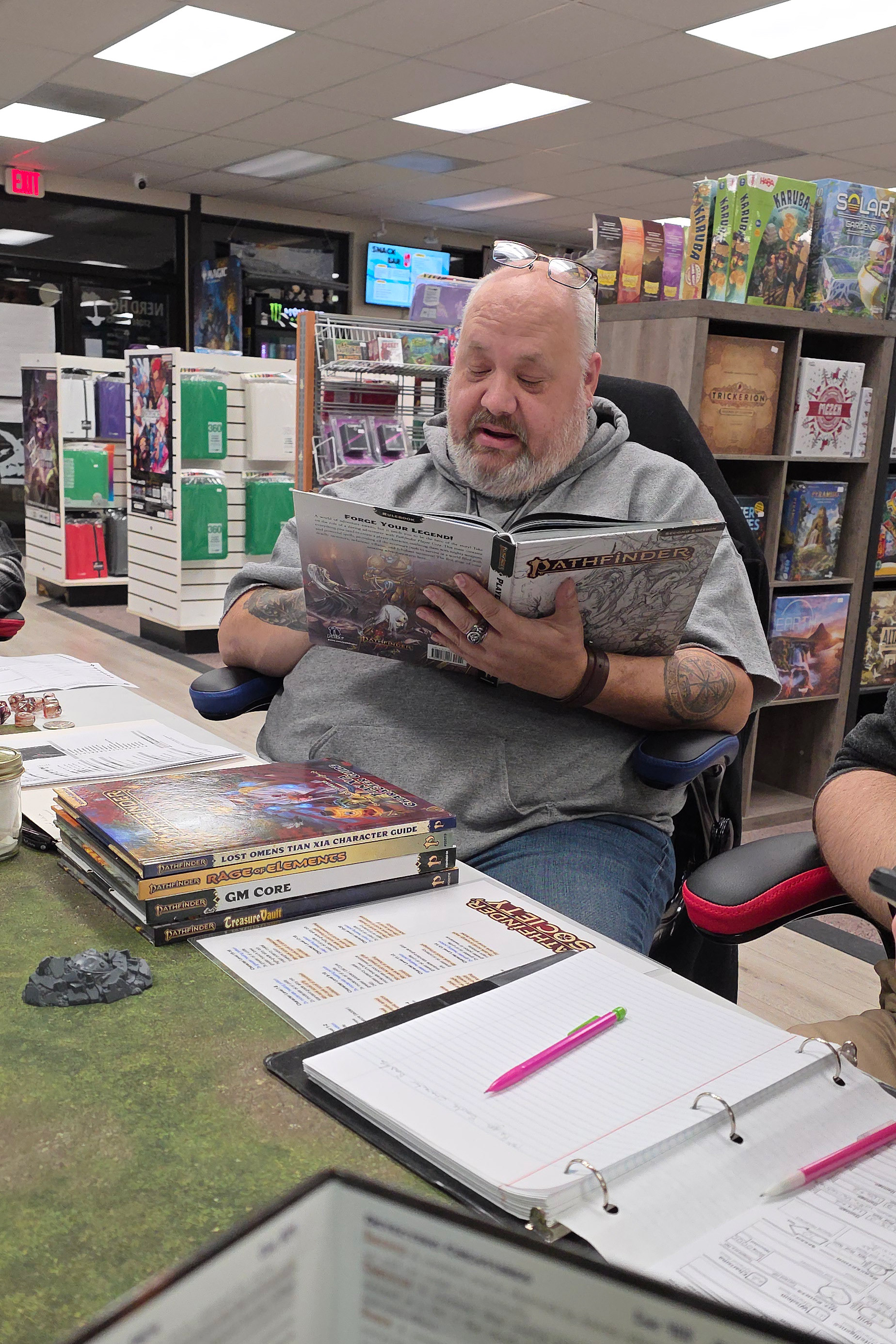 This is Paul, filling the role of rules lawyer, probably at my request. 