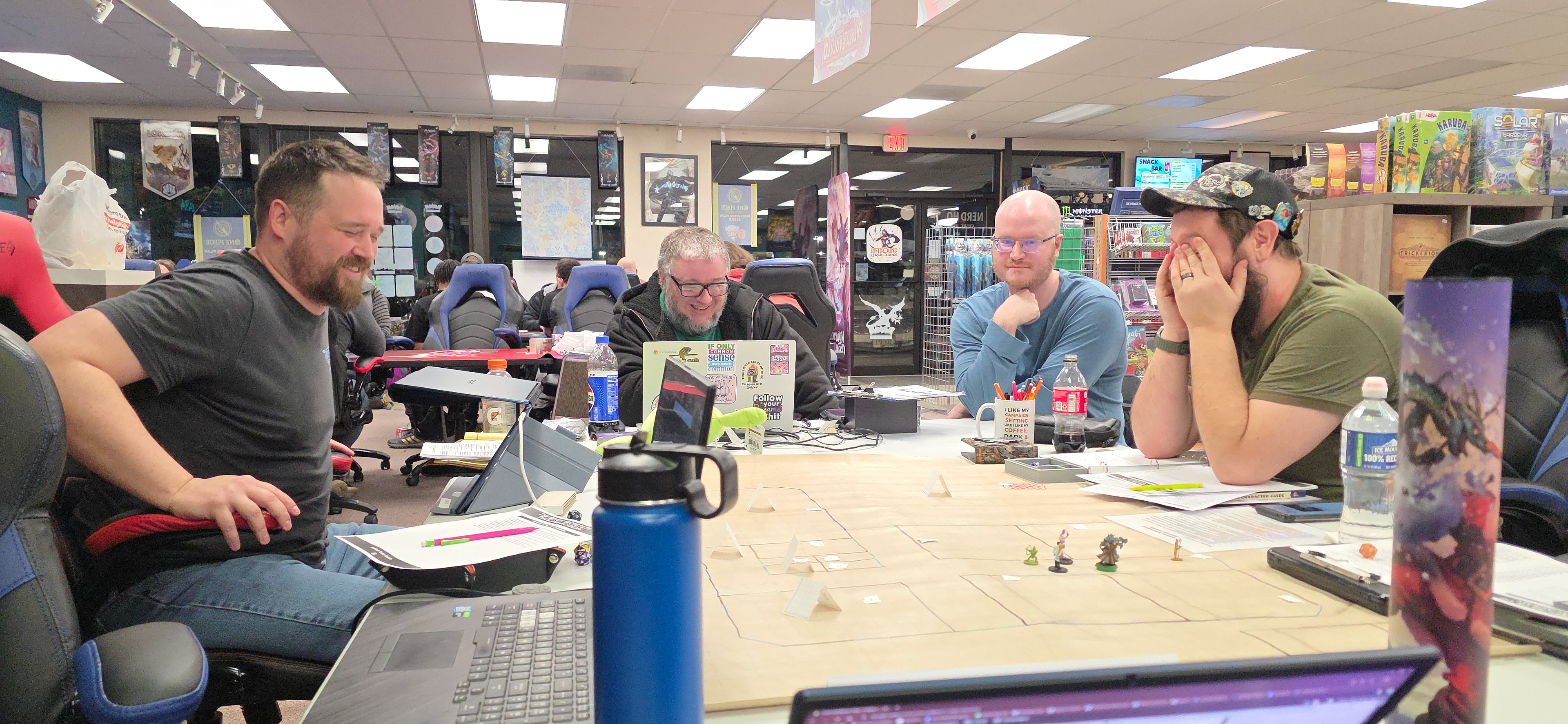 I wish I remembered why everyone was laughing. 