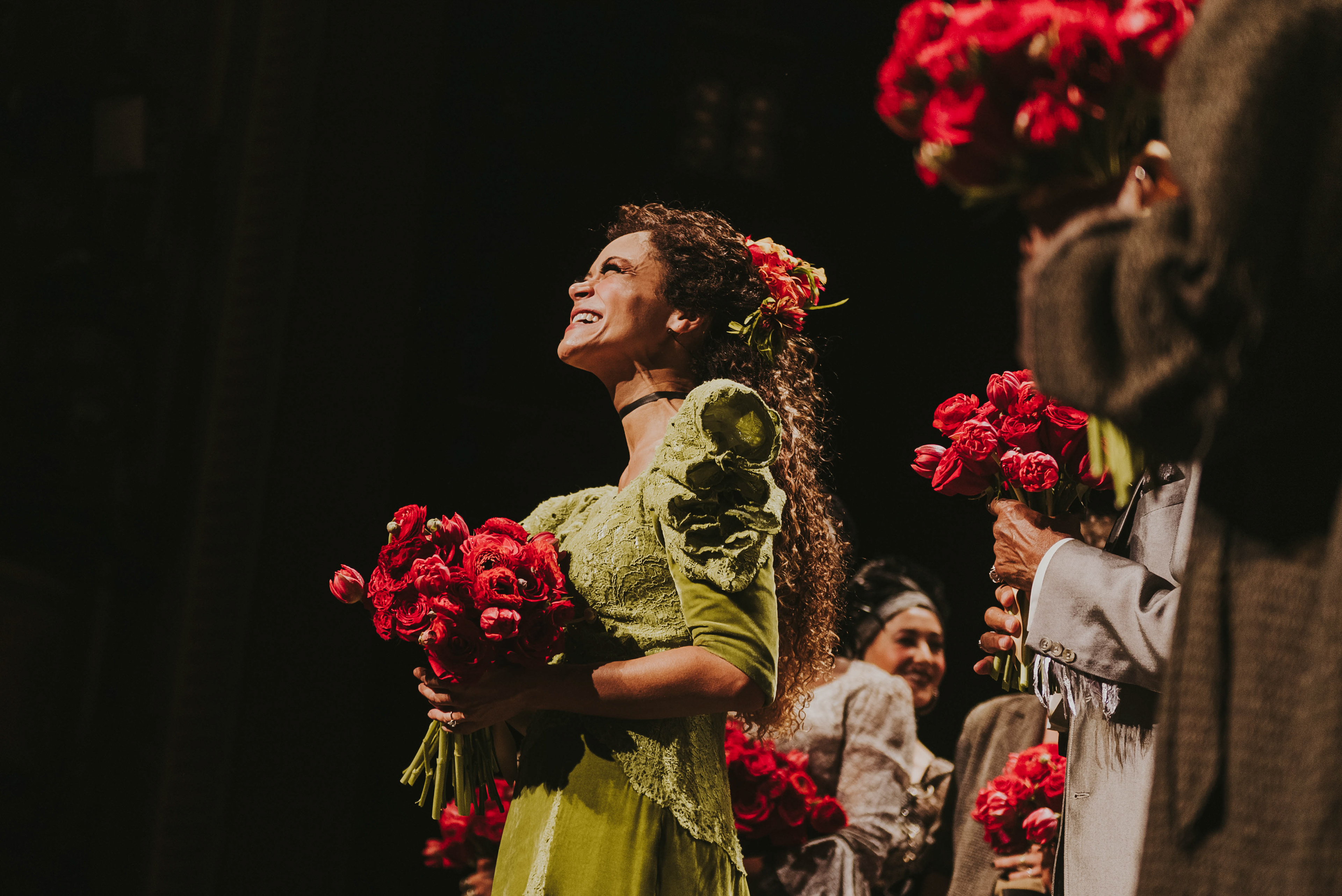 Amber Gray, Hadestown Re-Opening Curtain Call, Sept. 2021
