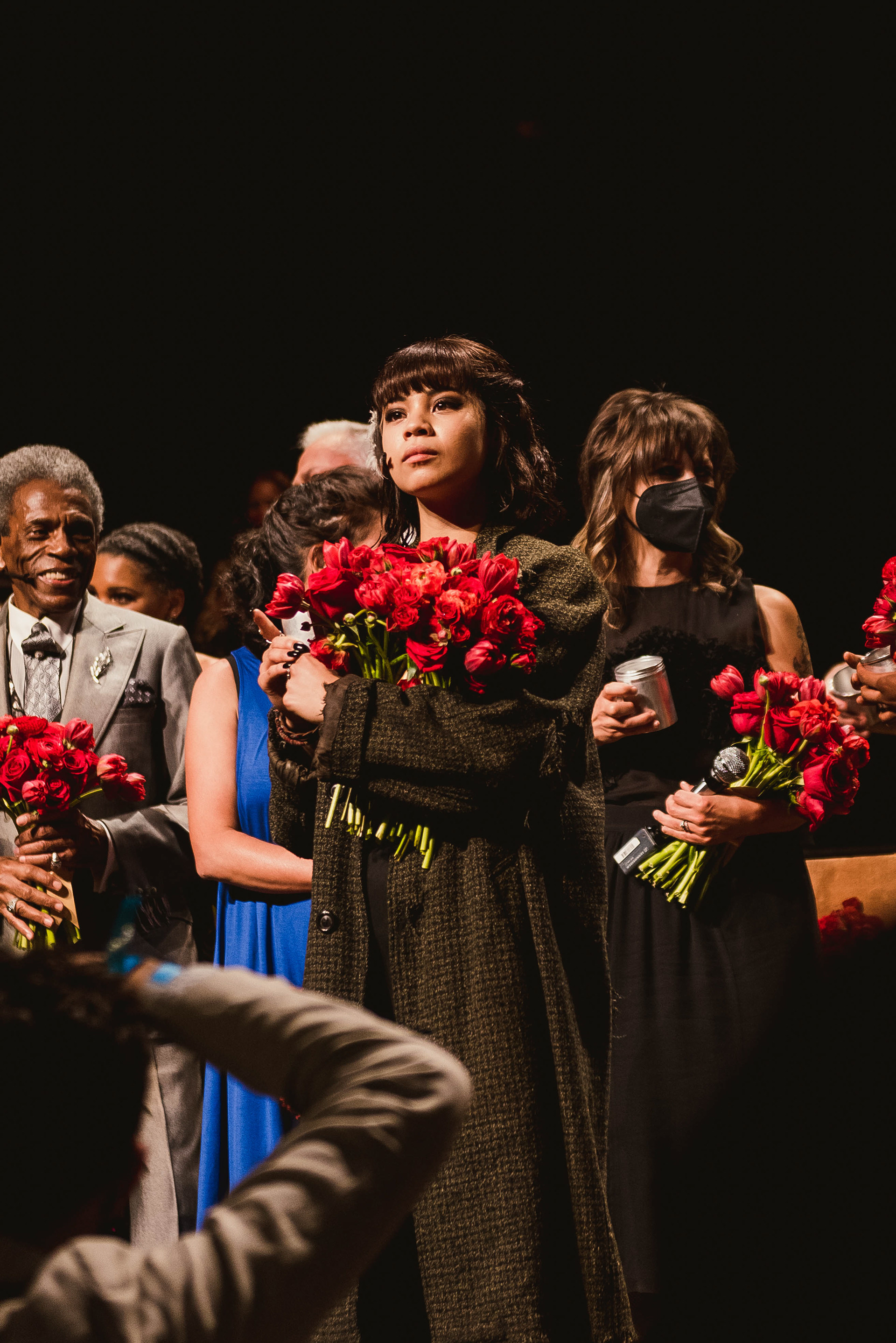 Eva Noblezada, Hadestown Re-Opening Curtain Call, Sept. 2021