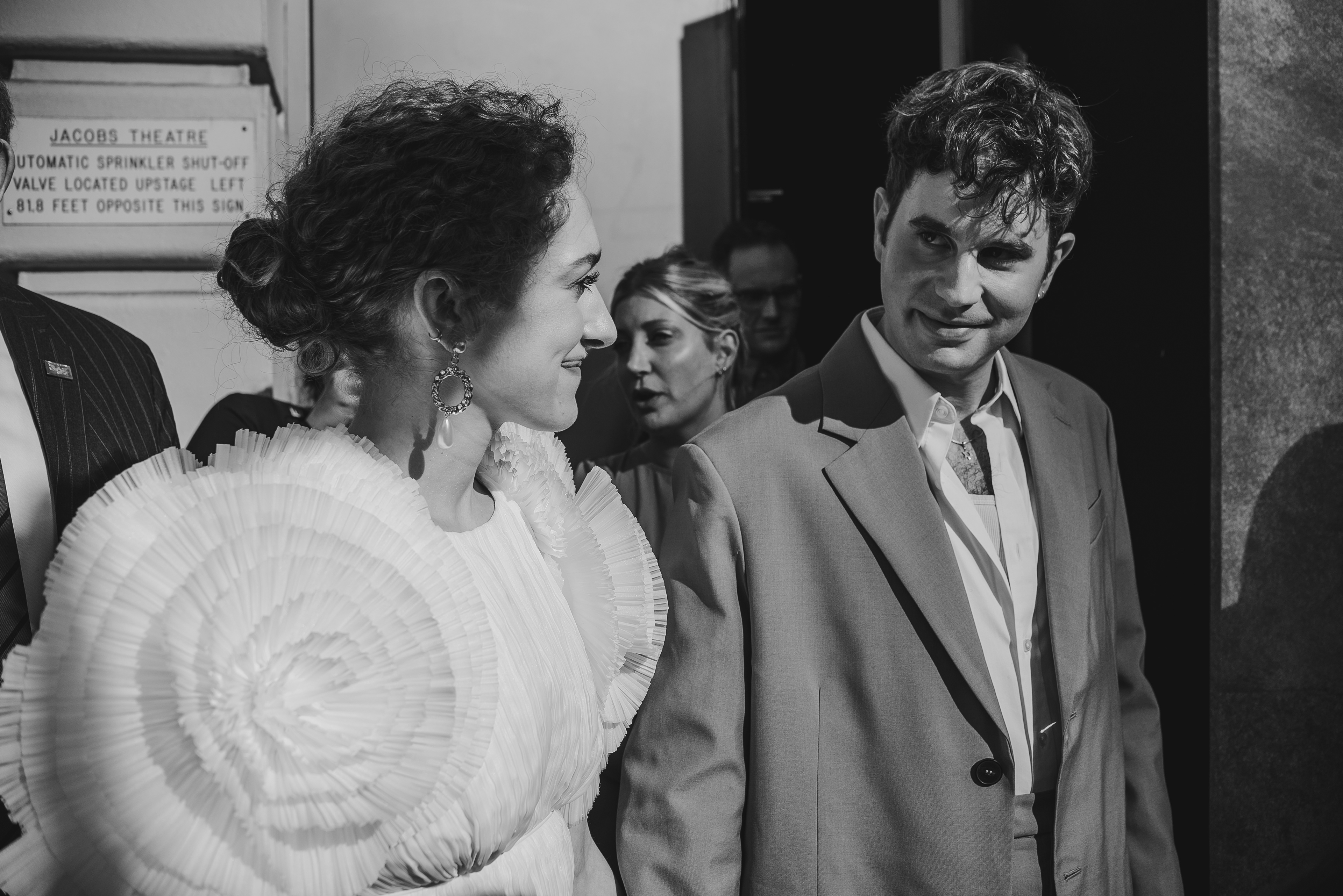 Micaela Diamond and Ben Platt at Parade's Opening Night