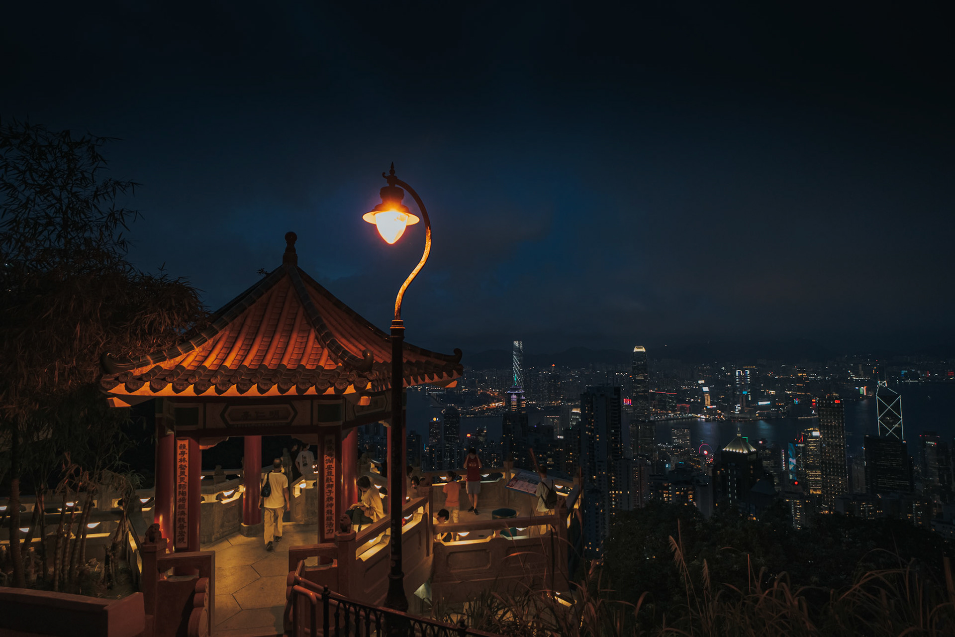 Evening on Hong Kong.